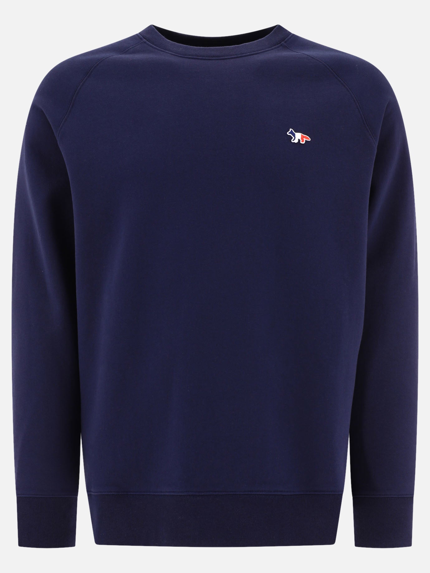 Crewnecks 100% cotone  Blue - Maison Kitsuné Men | PDP | VIETTI Online Store | thumbnail