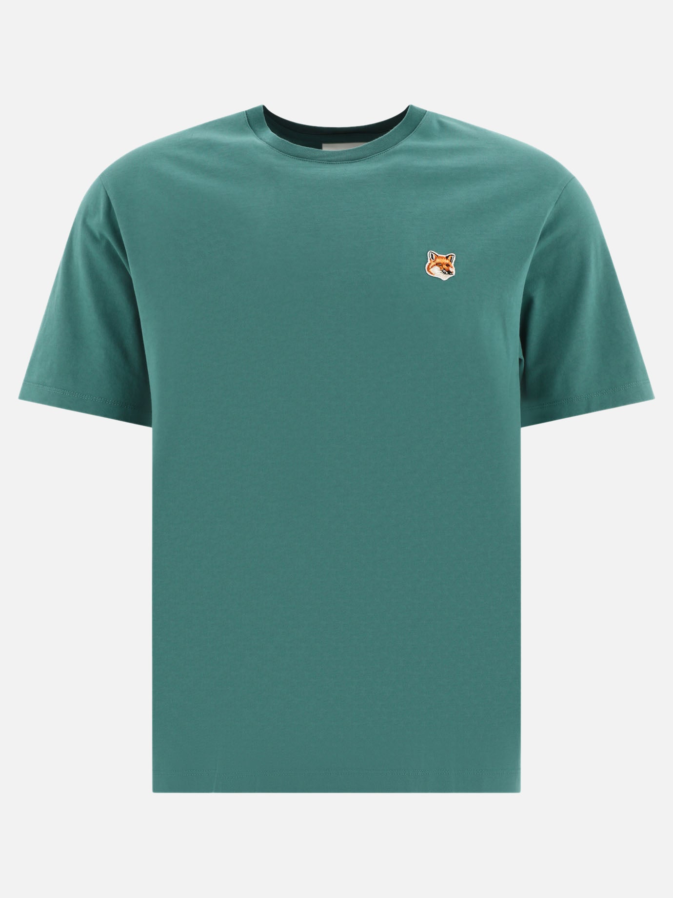 Crewneck t-shirts 100% cotton  Green - Maison Kitsuné Men | PDP | VIETTI Online Store | Zoom-Modal
