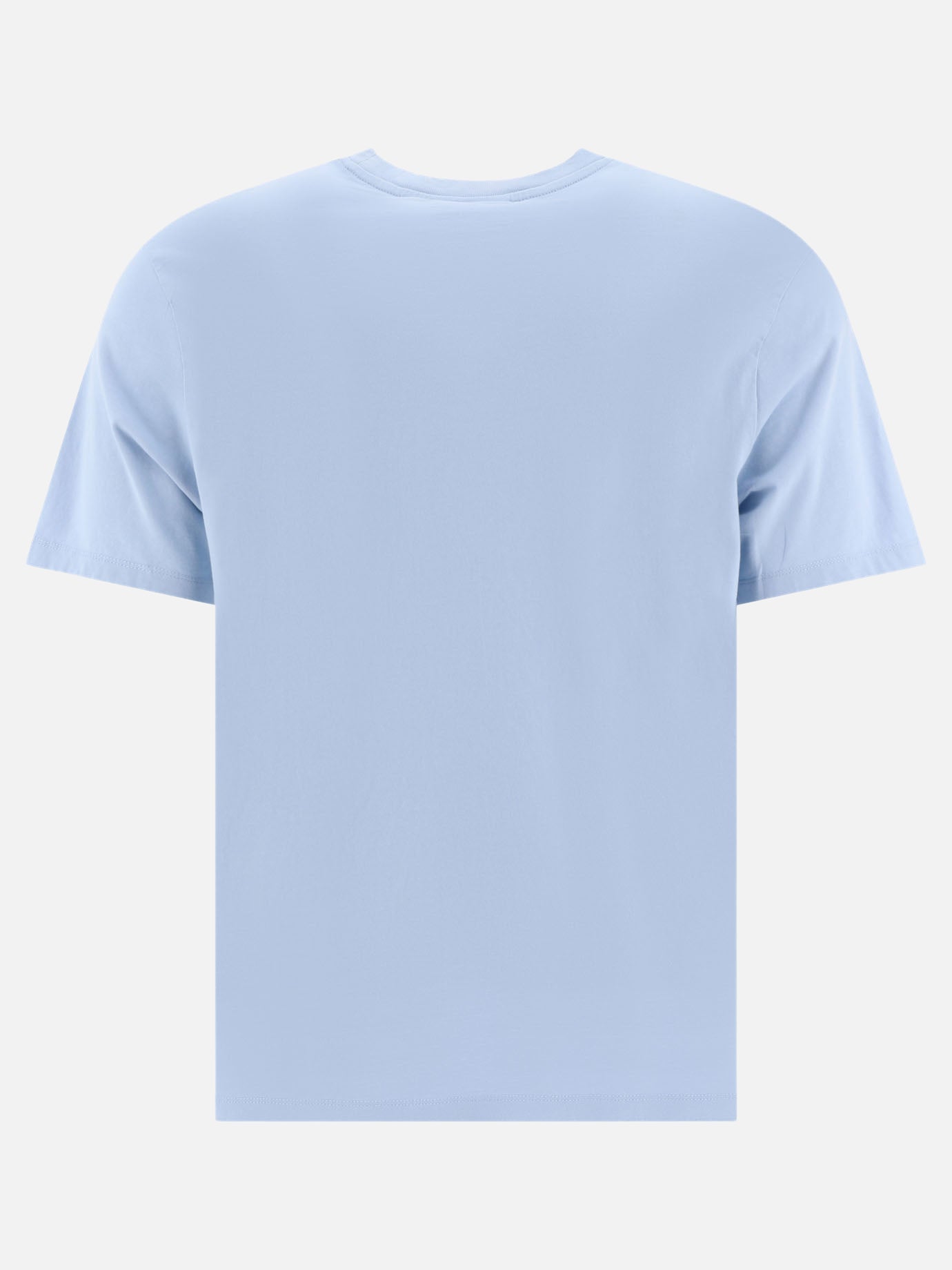 Crewneck t-shirts 100% cotton  Light blue - Maison Kitsuné Men | PDP | VIETTI Online Store | thumbnail_2
