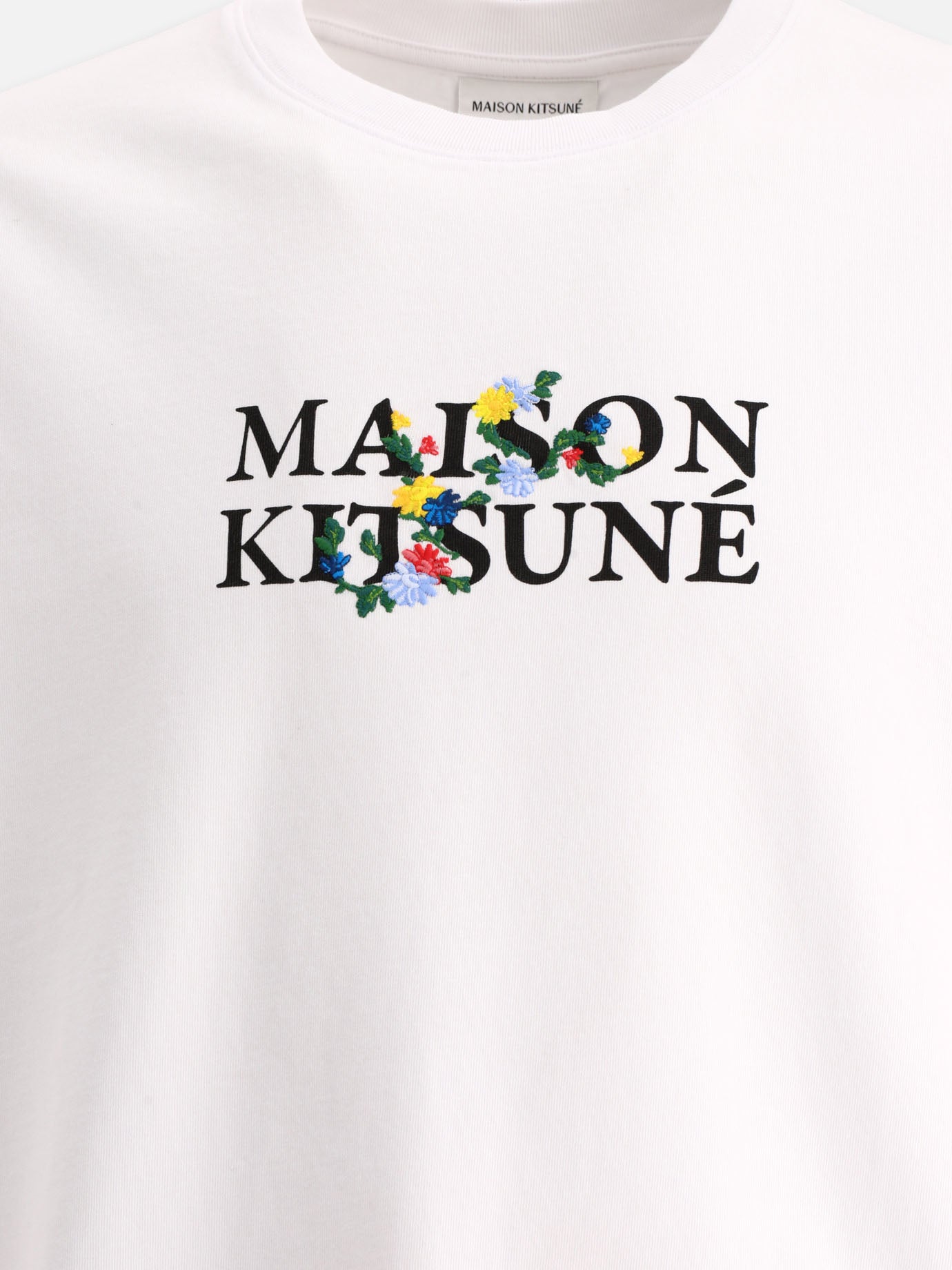 Crewneck t-shirts 100% cotton  White - Maison Kitsuné Men | PDP | VIETTI Online Store | Zoom-Modal_3
