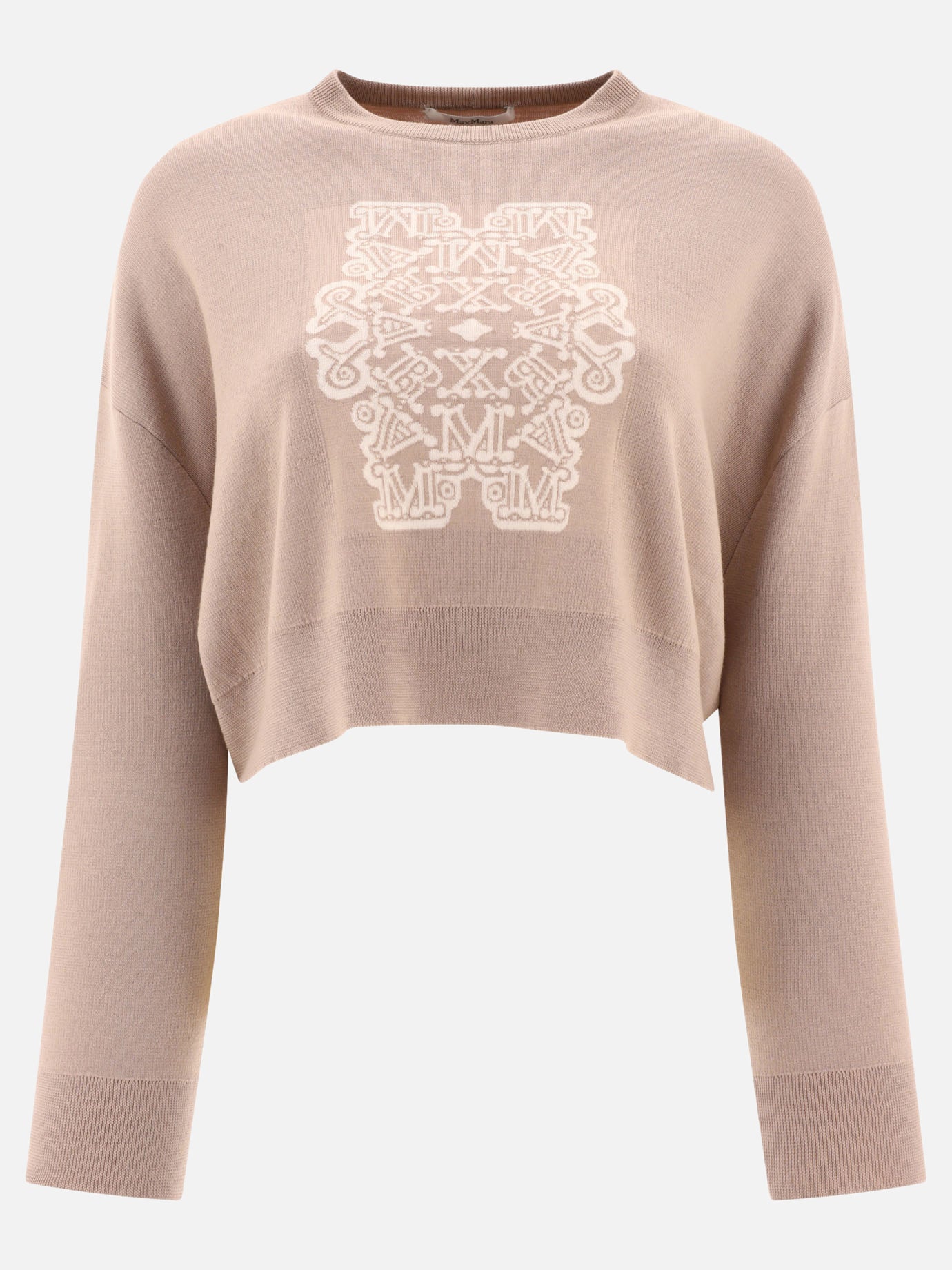 Crewneck sweaters 100% lana vergine  Beige - Max Mara Women | PDP | VIETTI Online Store | thumbnail