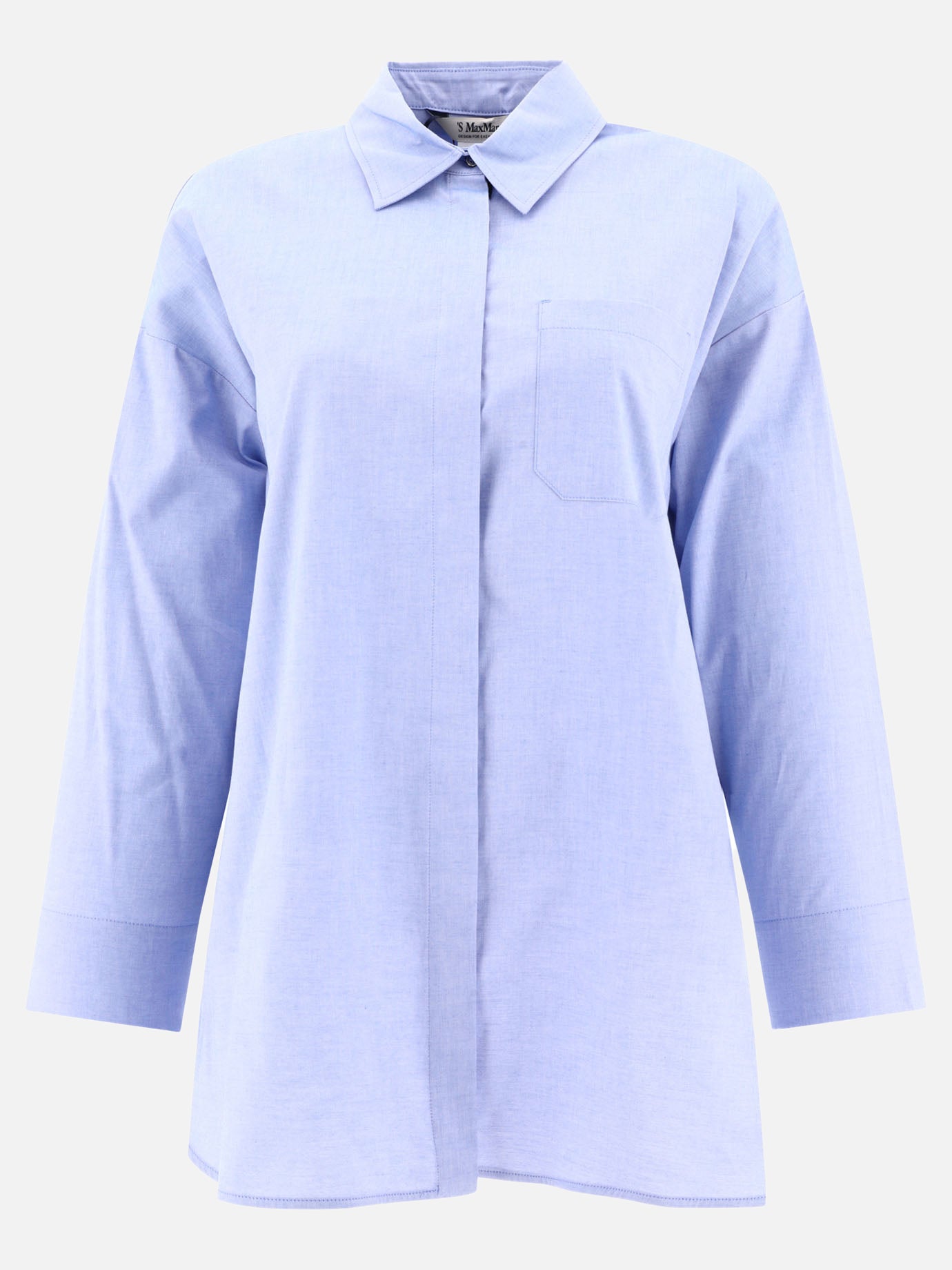 Casual shirts 100% cotone  Light blue - Max Mara S Women | PDP | VIETTI Online Store | thumbnail