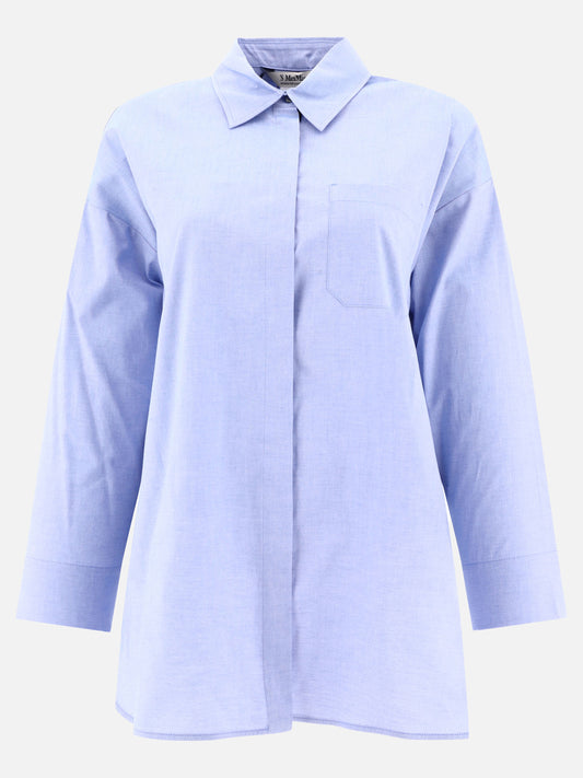 Casual shirts 100% cotone  Light blue - Max Mara S Women | PLP | VIETTI Online Store 
