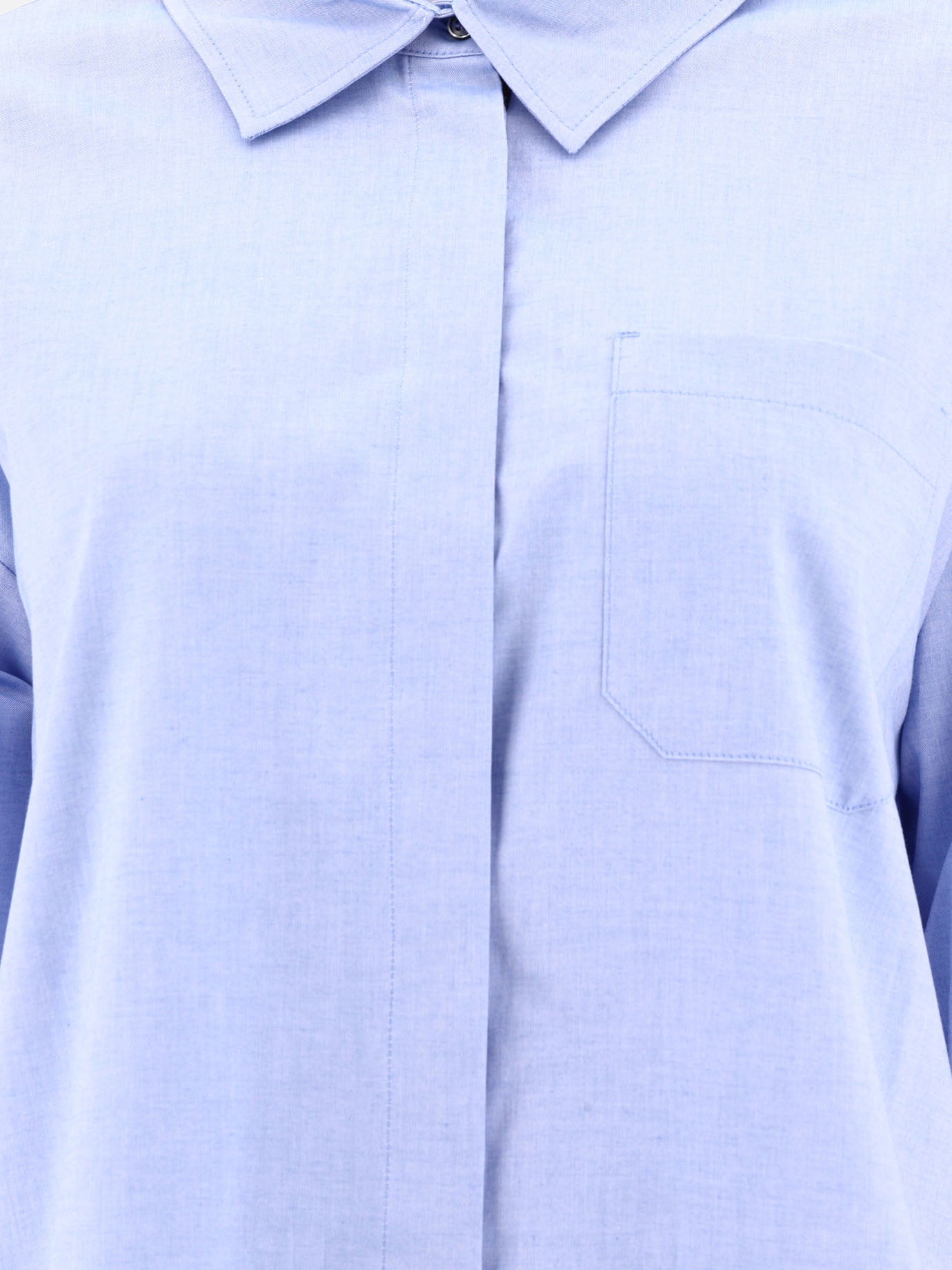 Casual shirts 100% cotone  Light blue - Max Mara S Women | PDP | VIETTI Online Store | Zoom-Modal_3
