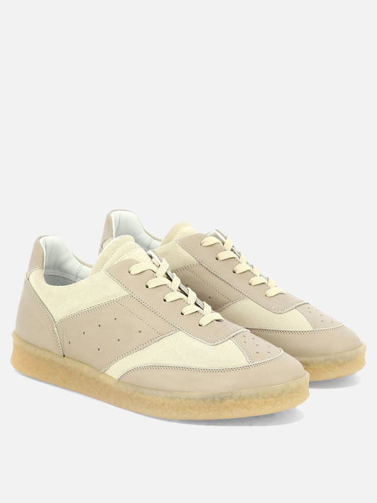 Low top sneakers 100% leather - 100% rubber  White - MM6 Maison Margiela Men | PLP | VIETTI Online Store | 2
