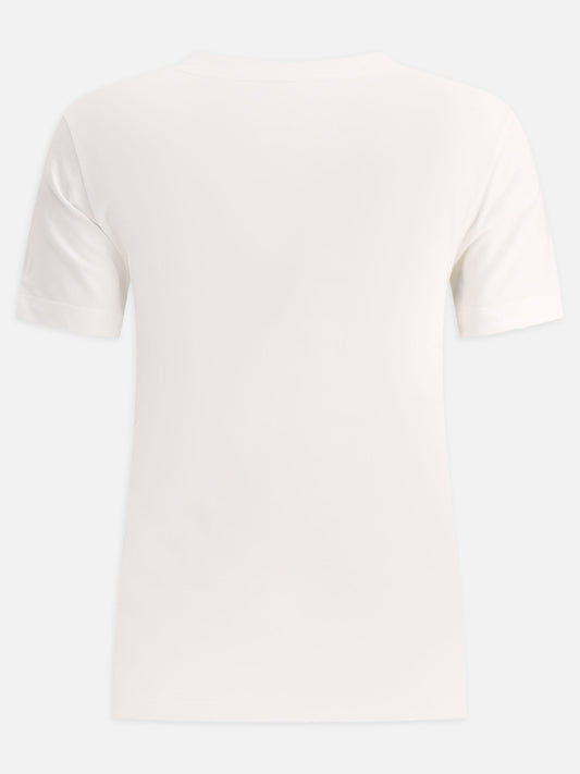 Crewneck t-shirts 100% cotone  White - Moncler Women | PLP | VIETTI Online Store | 2
