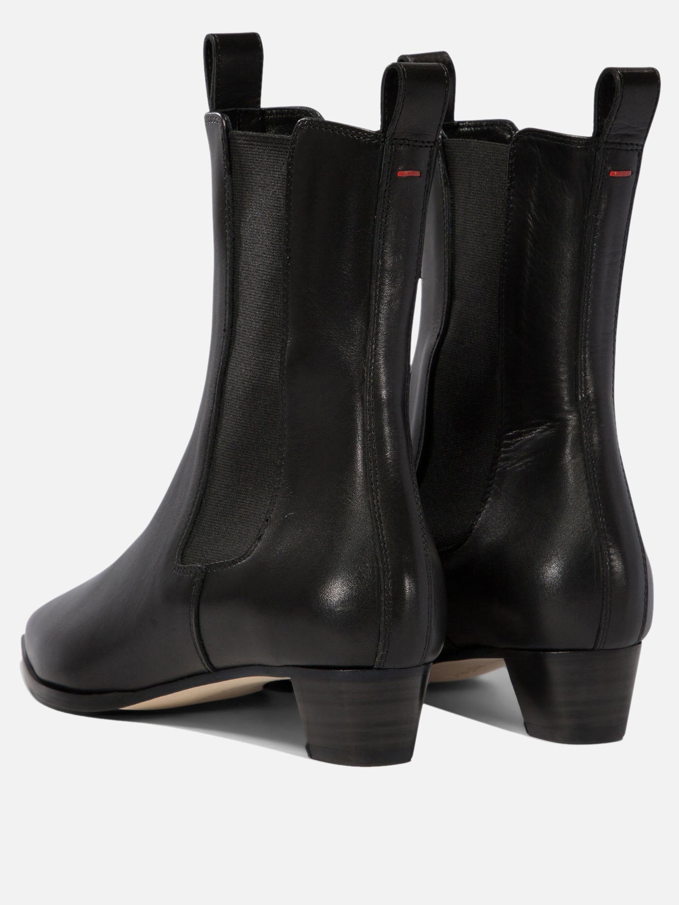 Pull-on boots 100% leather - 70% leather 30% rubber  Black - Aeyde Women | PDP | VIETTI Online Store | thumbnail_4