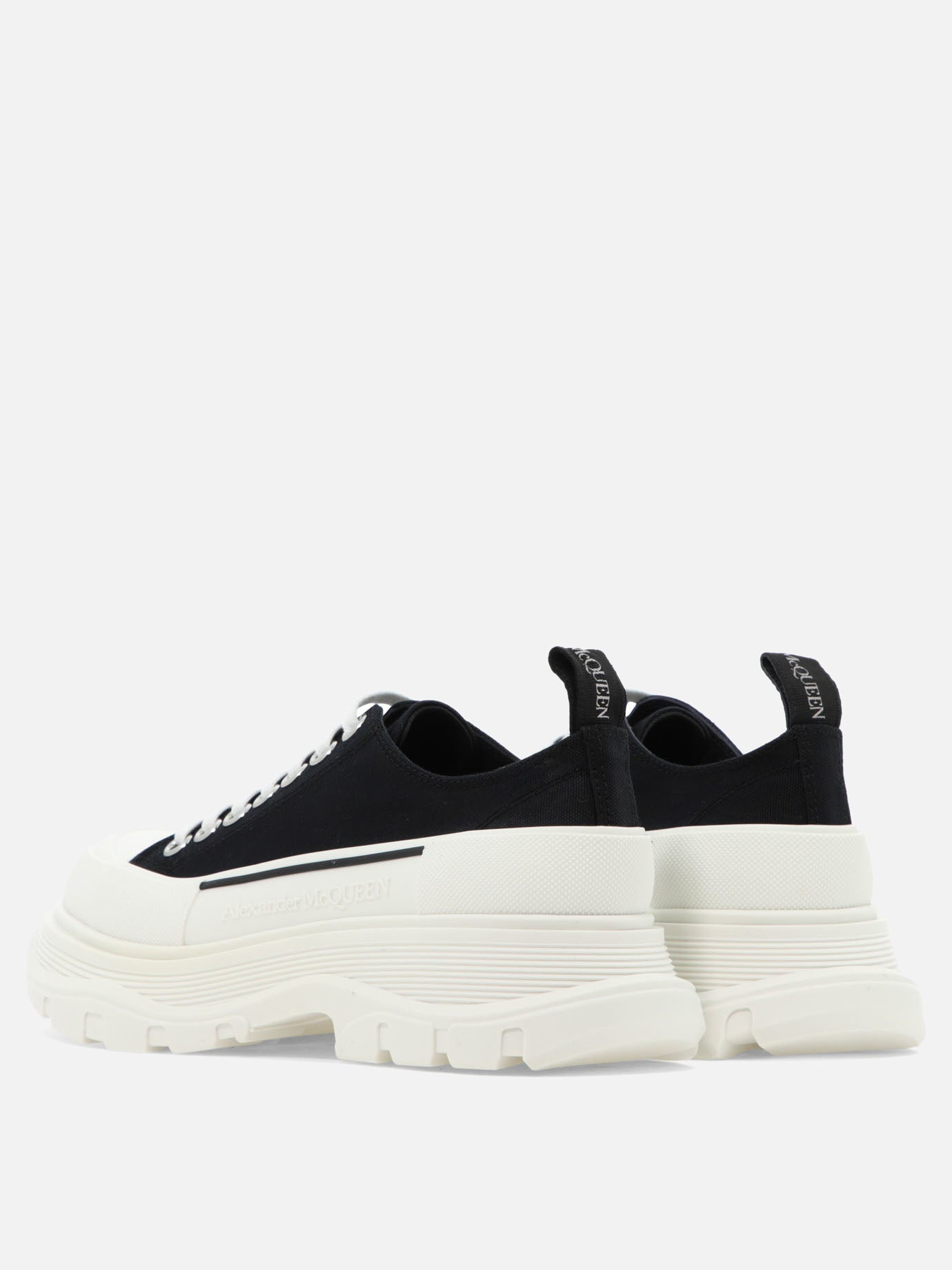 Low top sneakers 100% cotton - 100% rubber  Black - Alexander McQueen Women | PDP | VIETTI Online Store | Zoom-Modal_4

