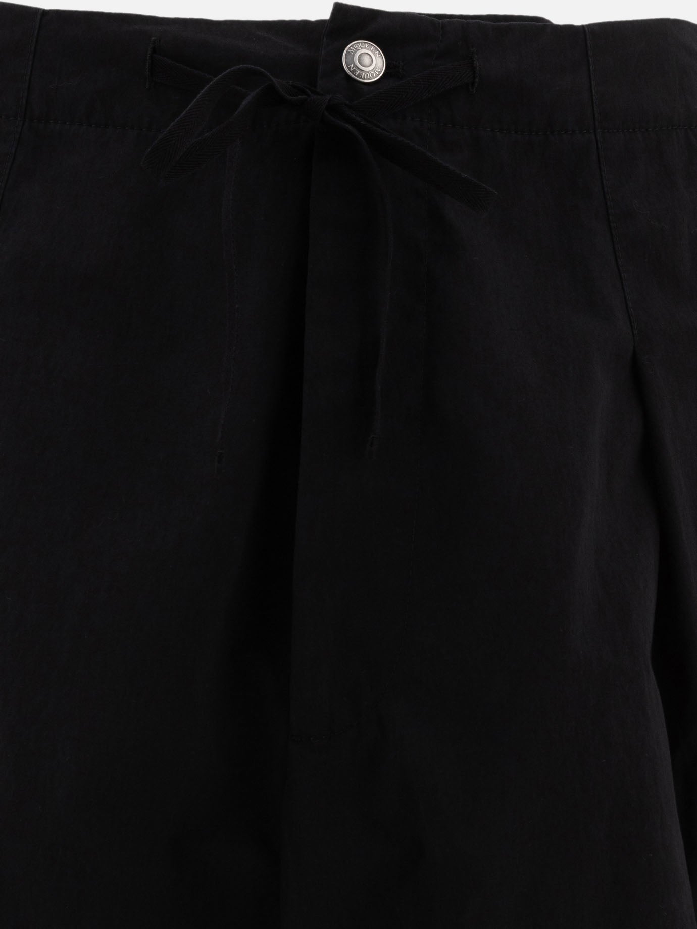 Alexander McQueen Pleated cargo trousers Black