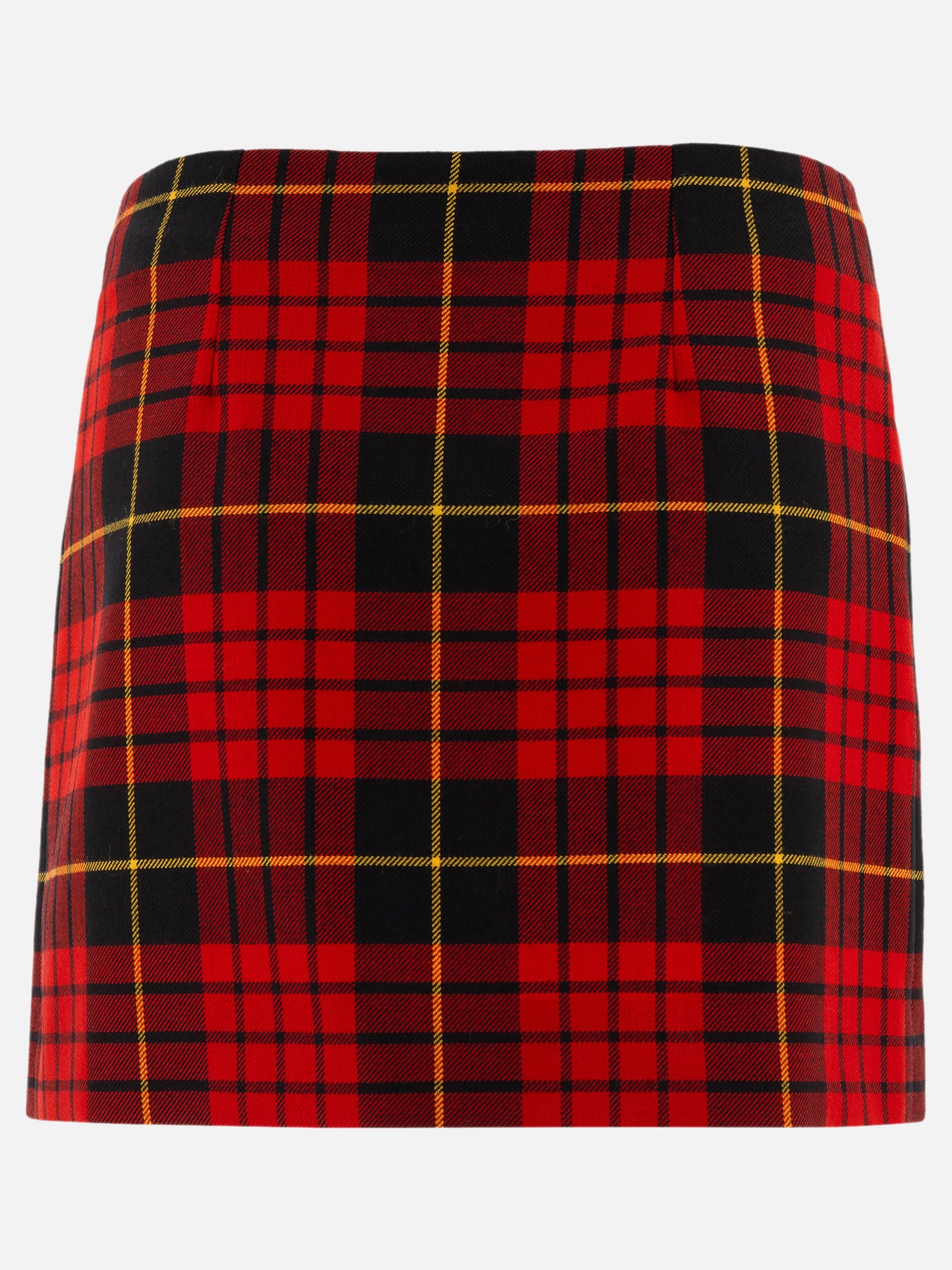 Alexander McQueen Tartan miniskirt Red