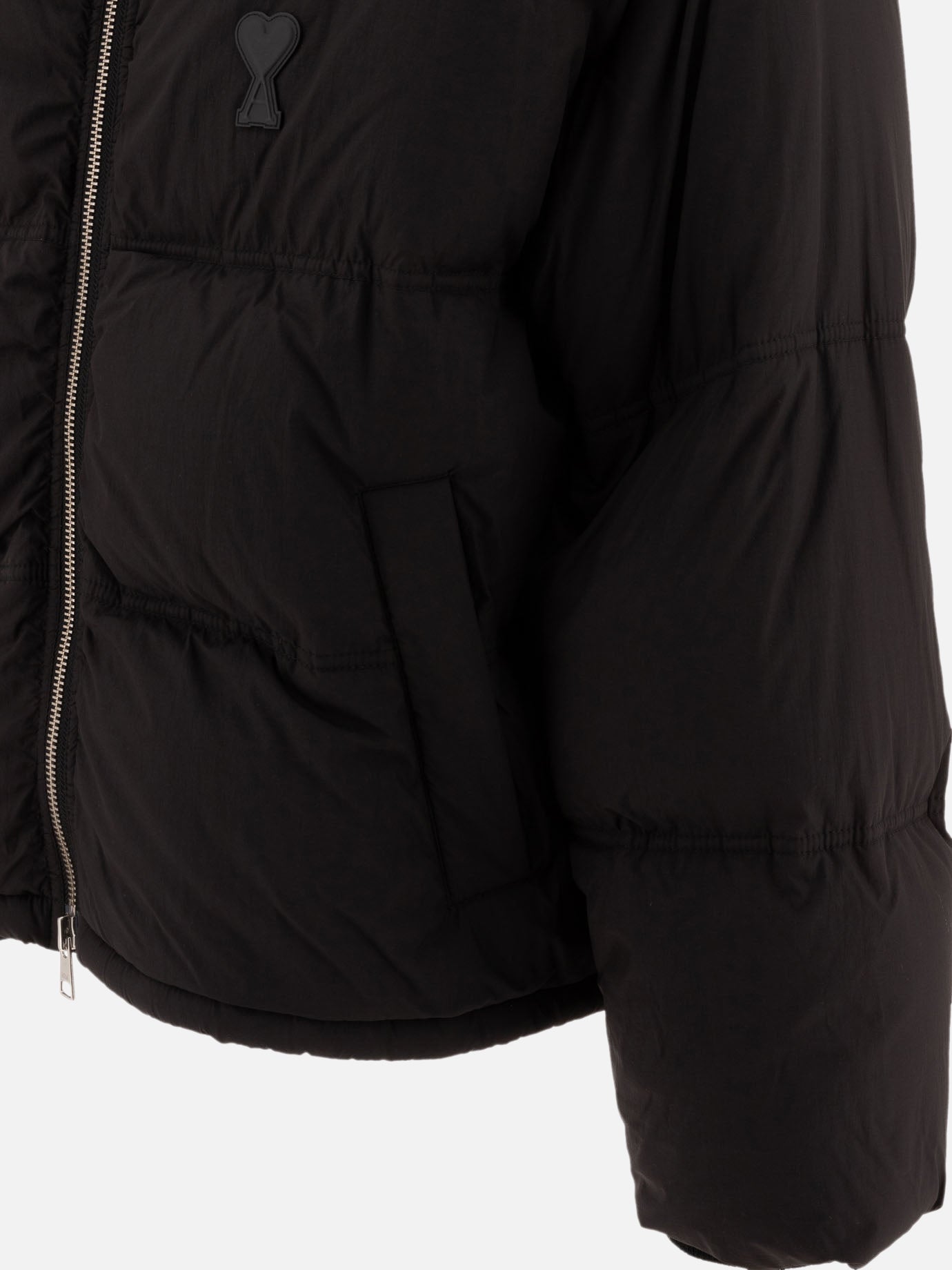 Ami Paris "Ami de Coeur" down jacket Black