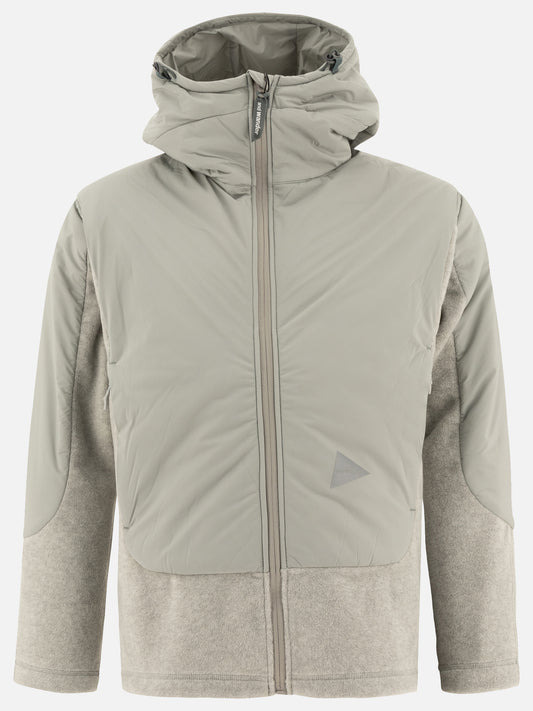 Jacket with fleece insert