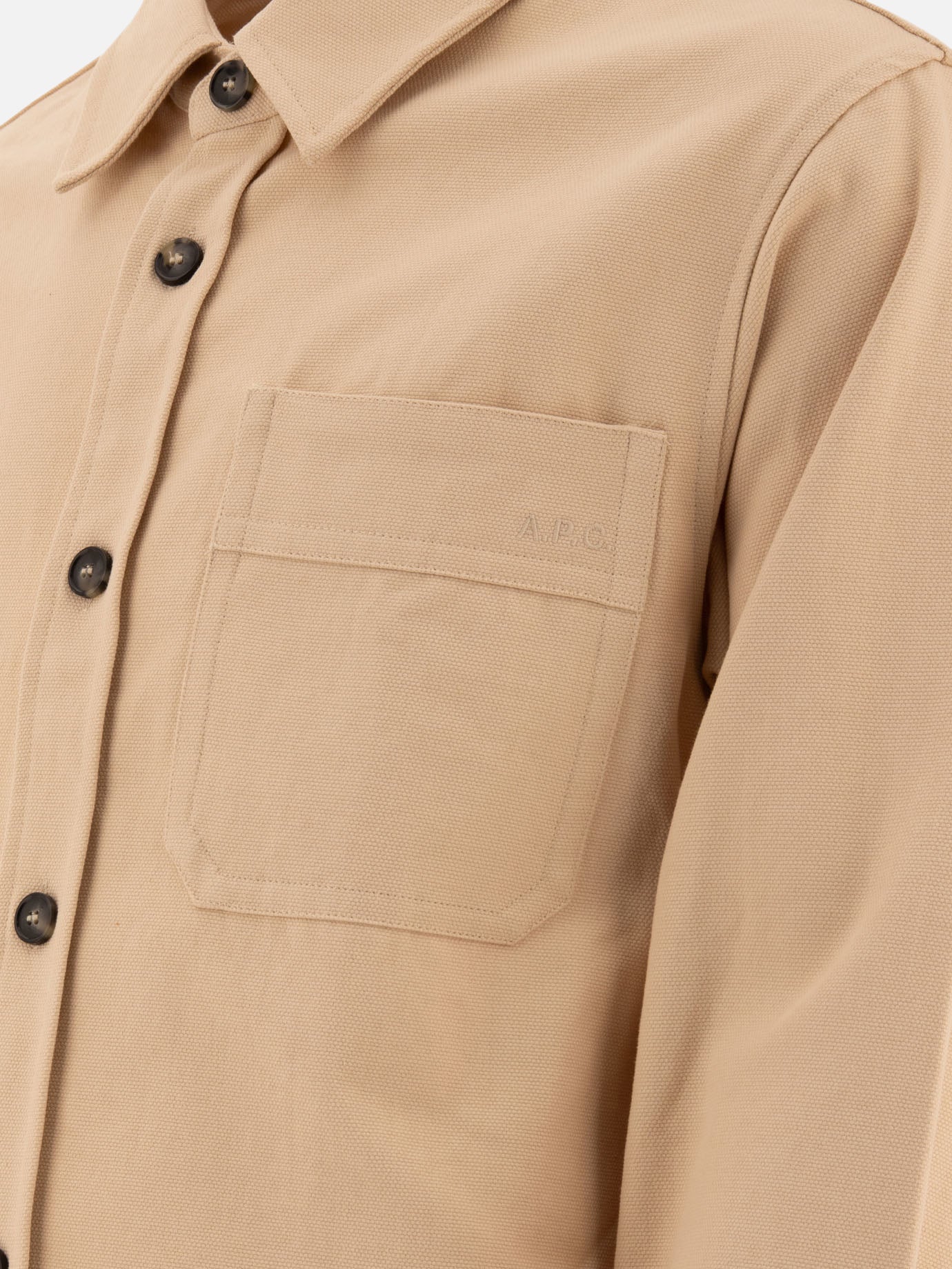 A.P.C. "Basile" overshirt Beige