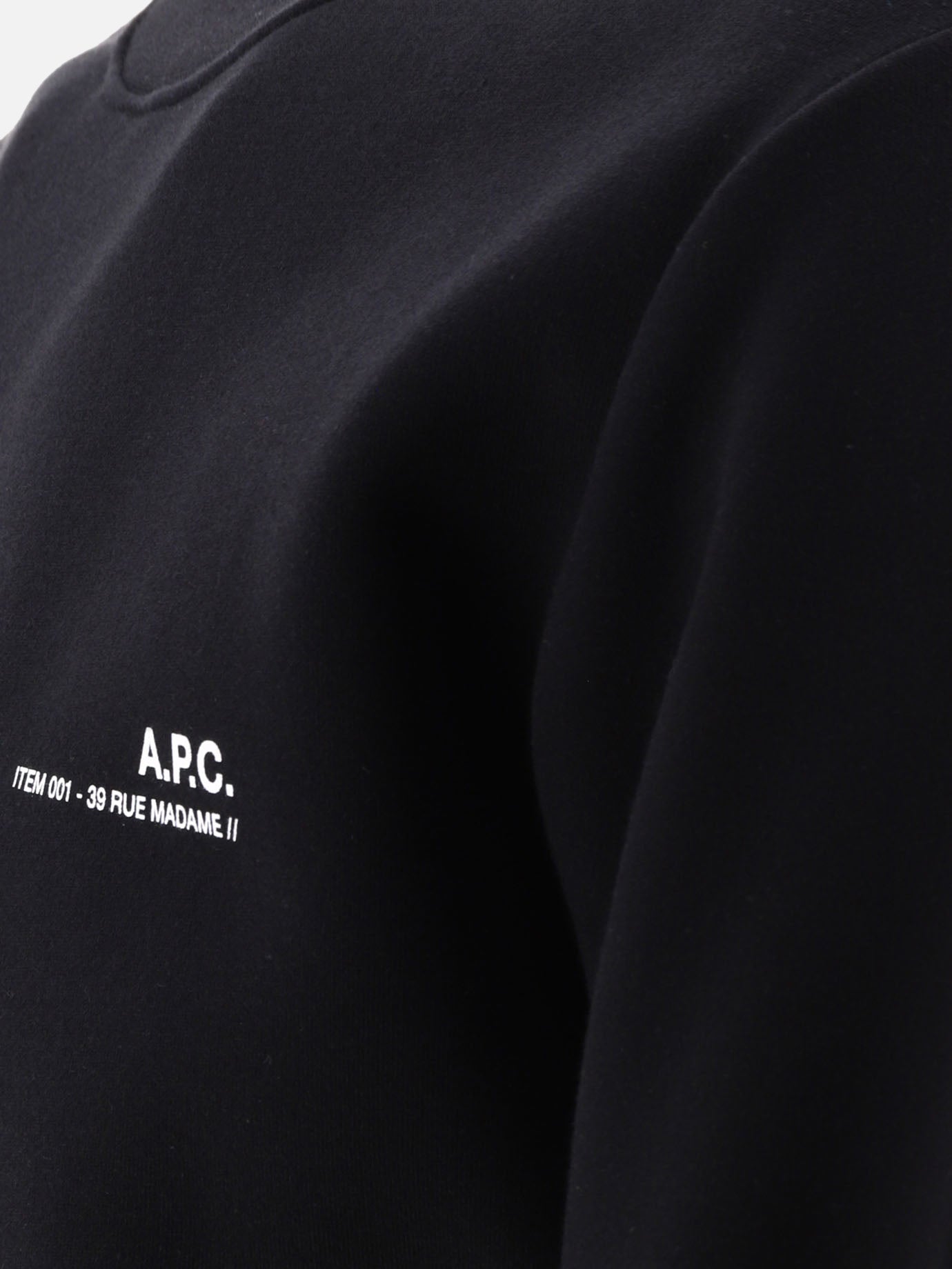 A.P.C. "Standard Rue Madame" sweatshirt Black