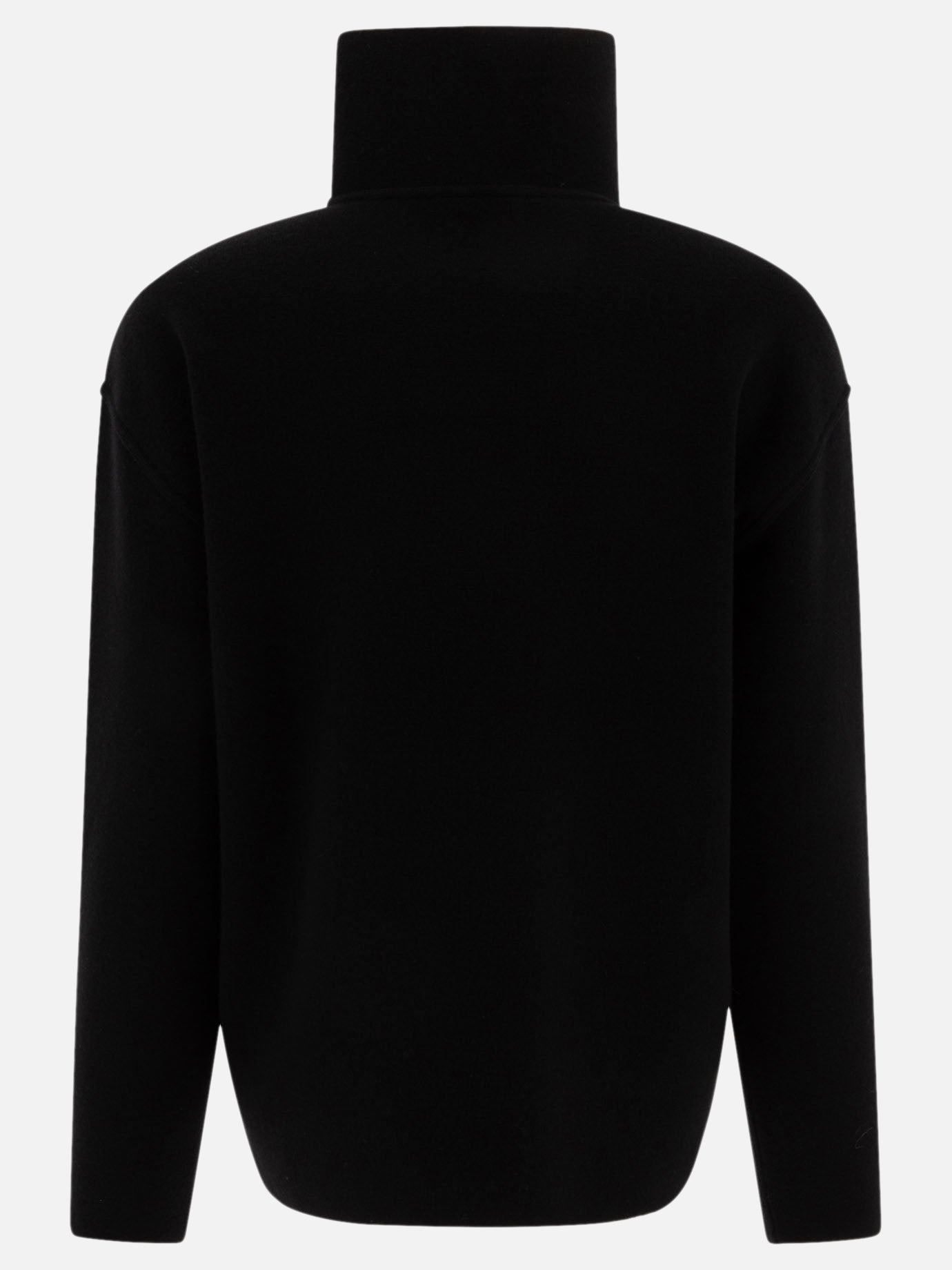 Maglioni con mezza zip Solid colour  Nero - Auralee Donna | PDP | VIETTI Online Store | thumbnail_2