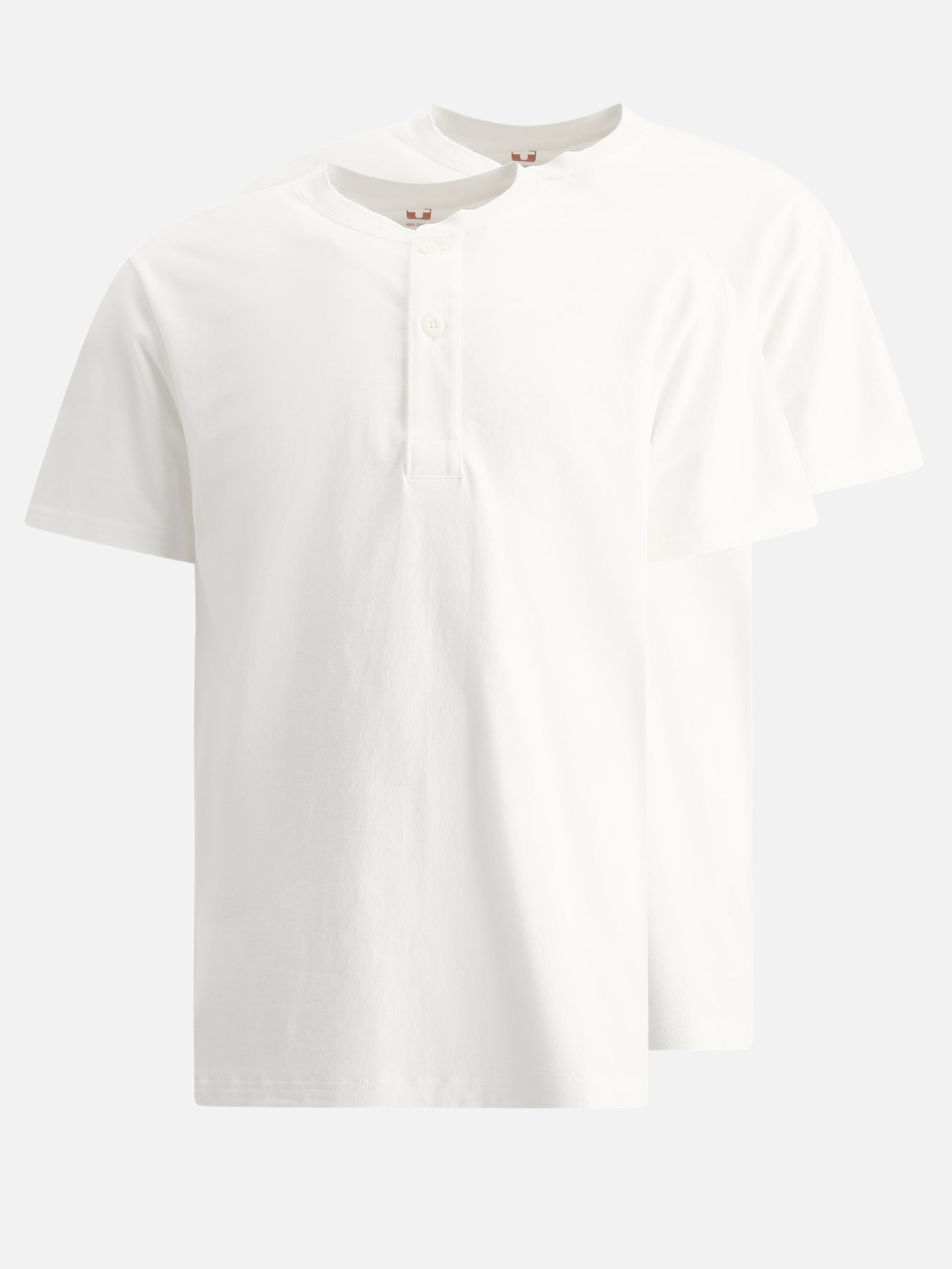 T-shirt serafino Solid colour  Bianco - Beams Plus Uomo | PDP | VIETTI Online Store | thumbnail