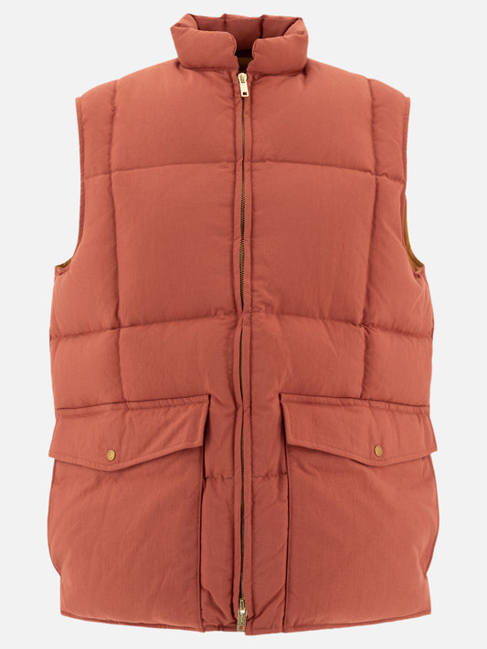 Giacche smanicate Solid colour  Rosso - Beams Plus Uomo | PLP | VIETTI Online Store 

