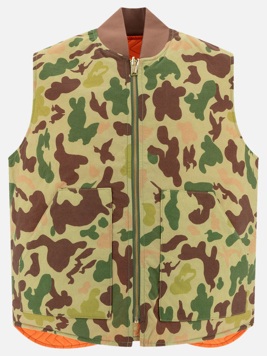 Giacche smanicate Camouflage  Verde - Beams Plus Uomo | PLP | VIETTI Online Store 
