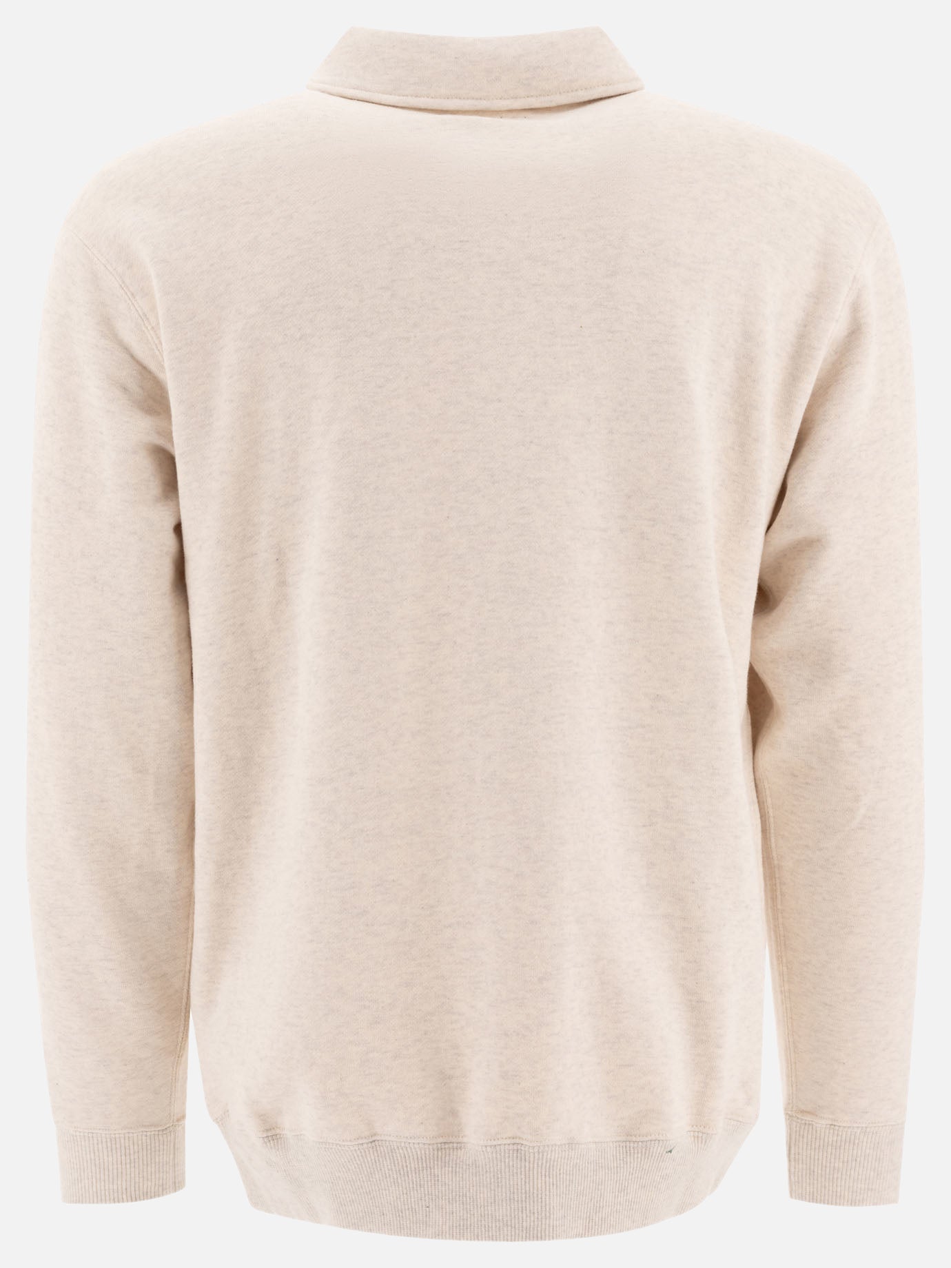 Felpe con mezza zip Solid colour  Grigio - Beams Plus Uomo | PDP | VIETTI Online Store | Zoom-Modal_2
