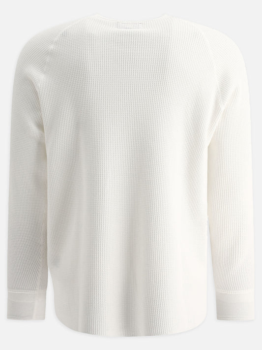Beams Plus "Crew Thermal 30" t-shirt 18116038_S White 2