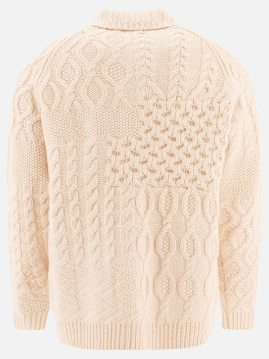 Beams Plus "Alan" Cardigan 17578801_M Beige 2