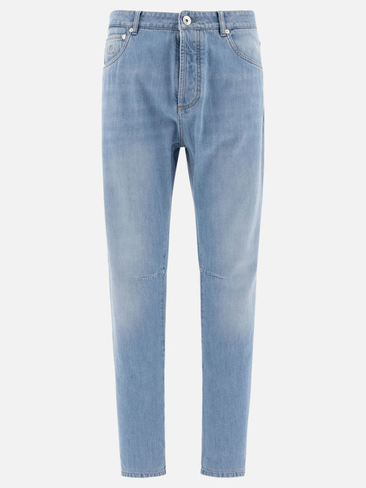 Jeans leisure fit in denim leggero