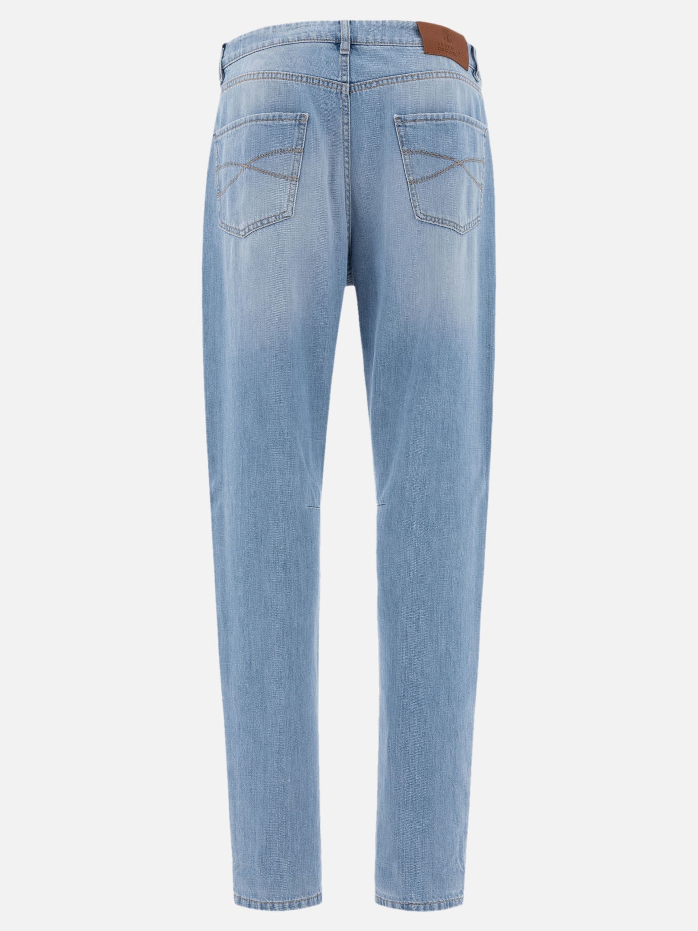 Jeans leisure fit in denim leggero