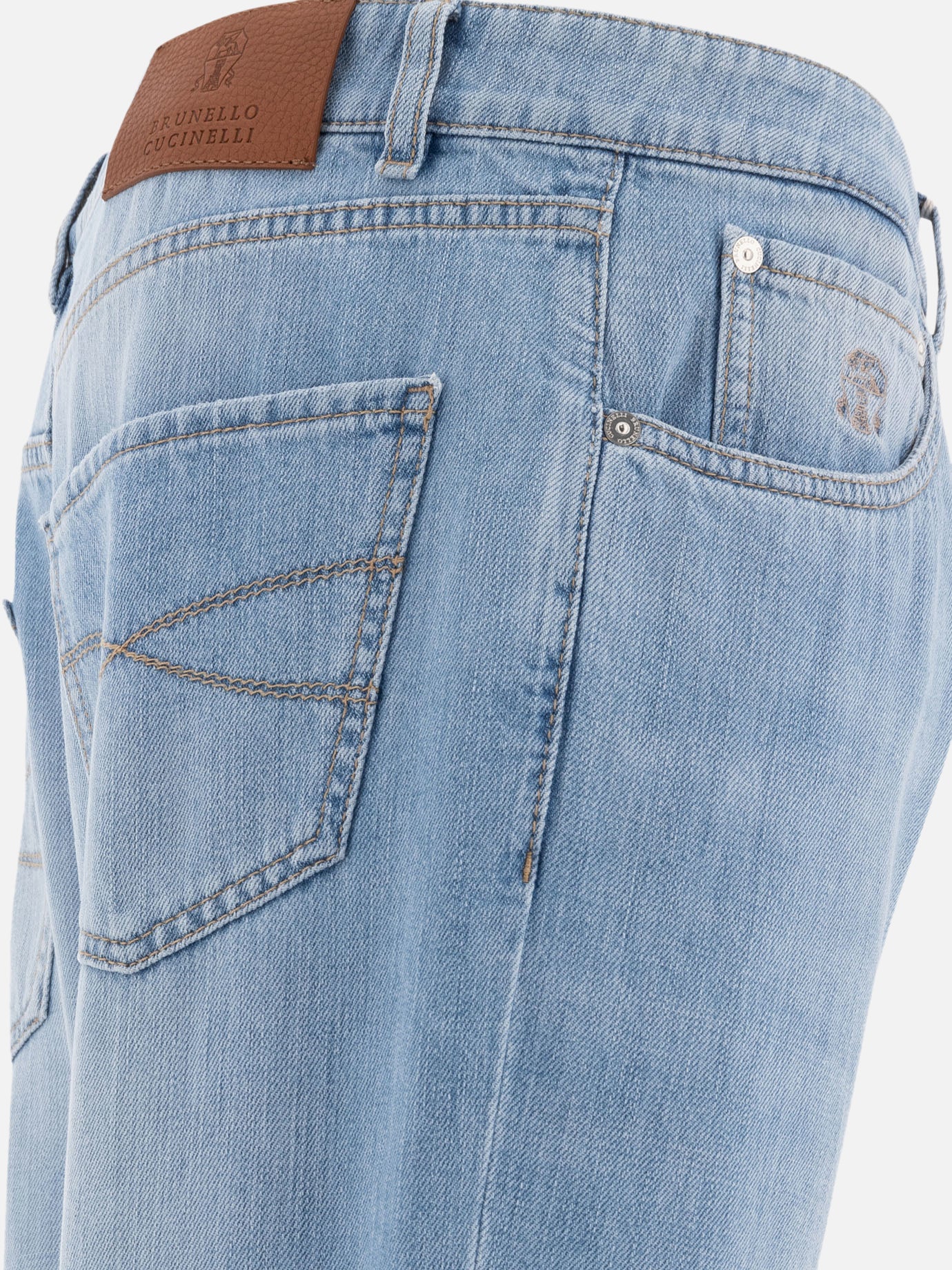 Jeans leisure fit in denim leggero