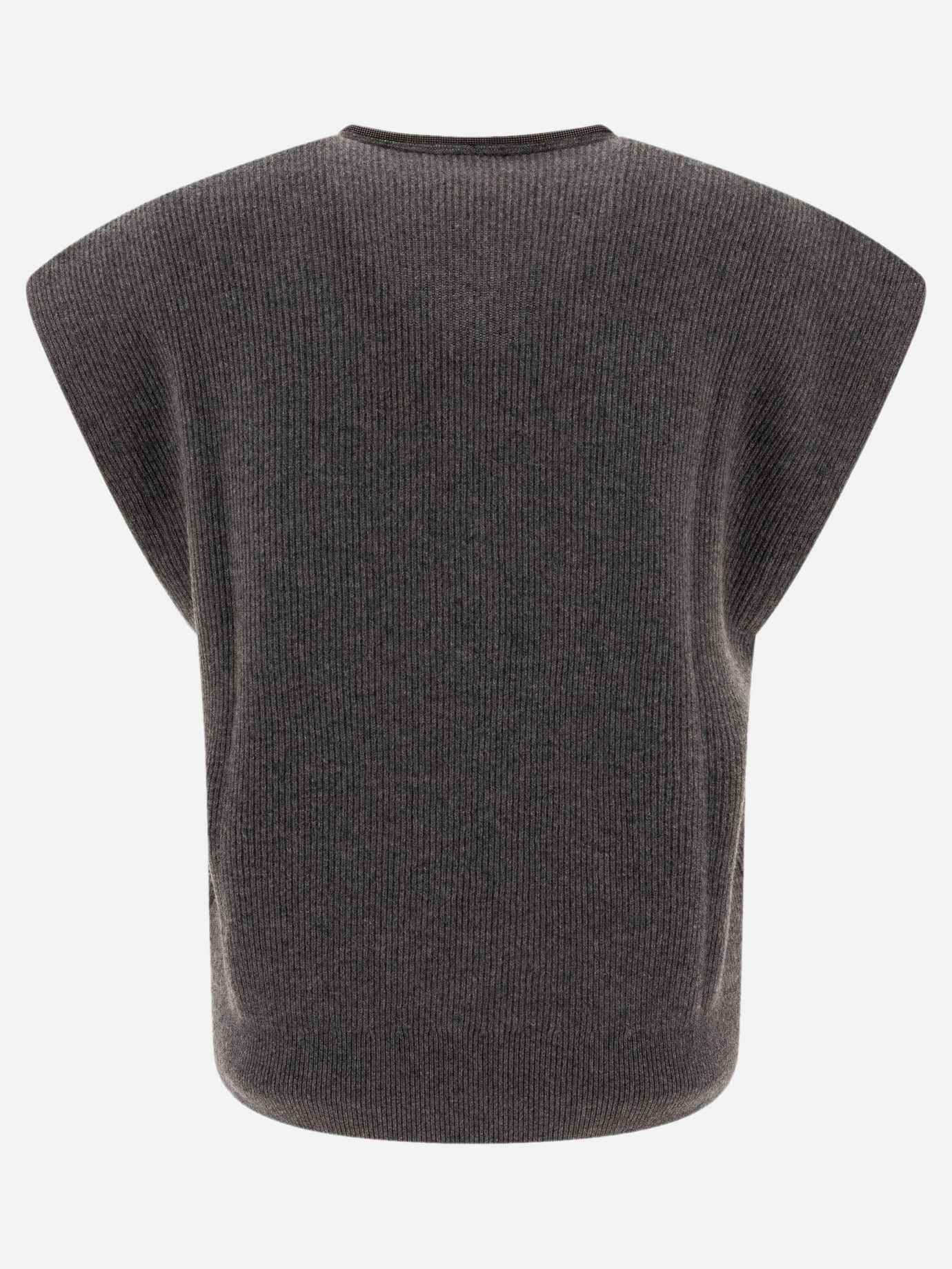 Maglione a costine in cashmere