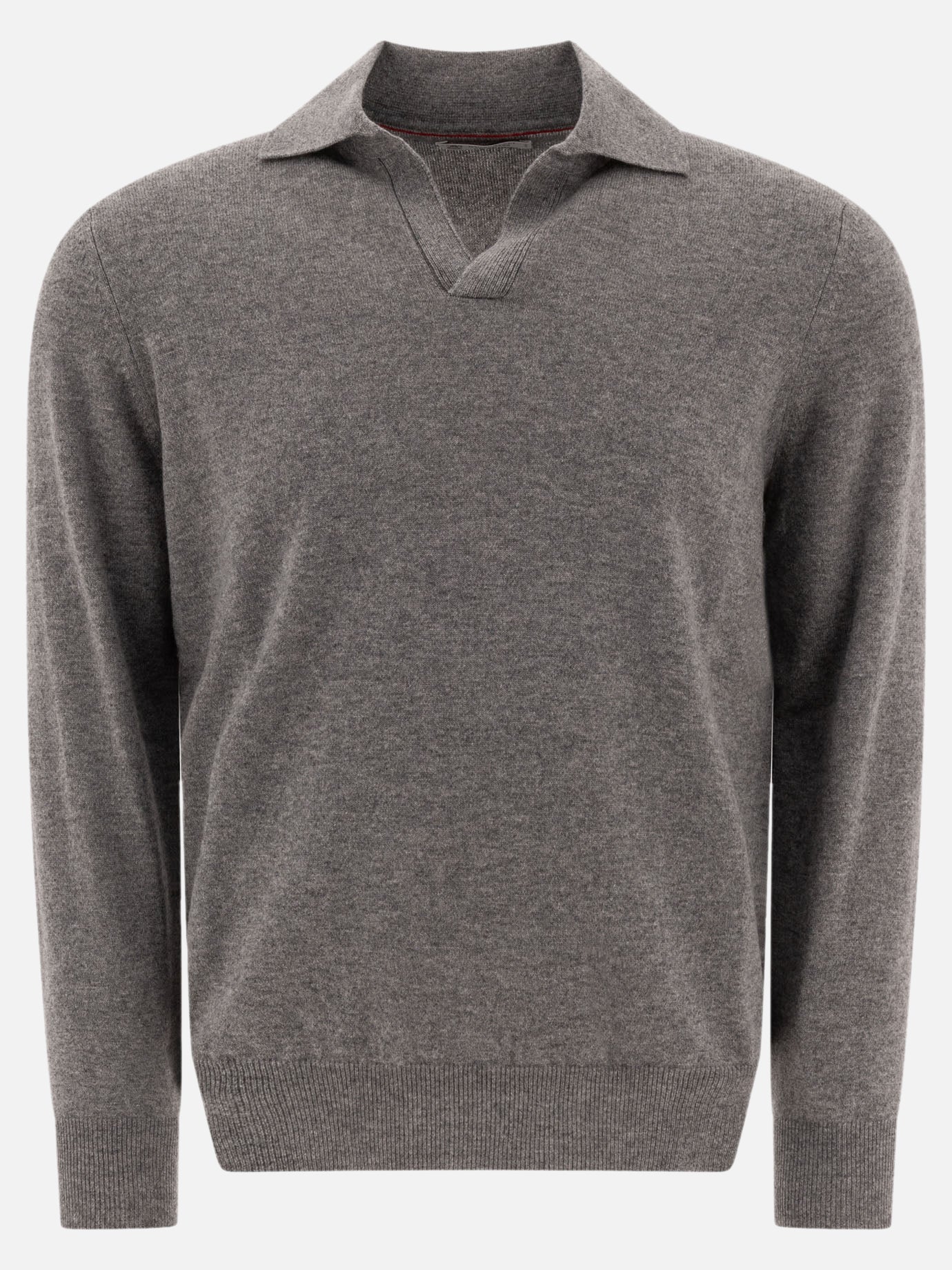 Brunello Cucinelli Cashmere knit sweater Grey