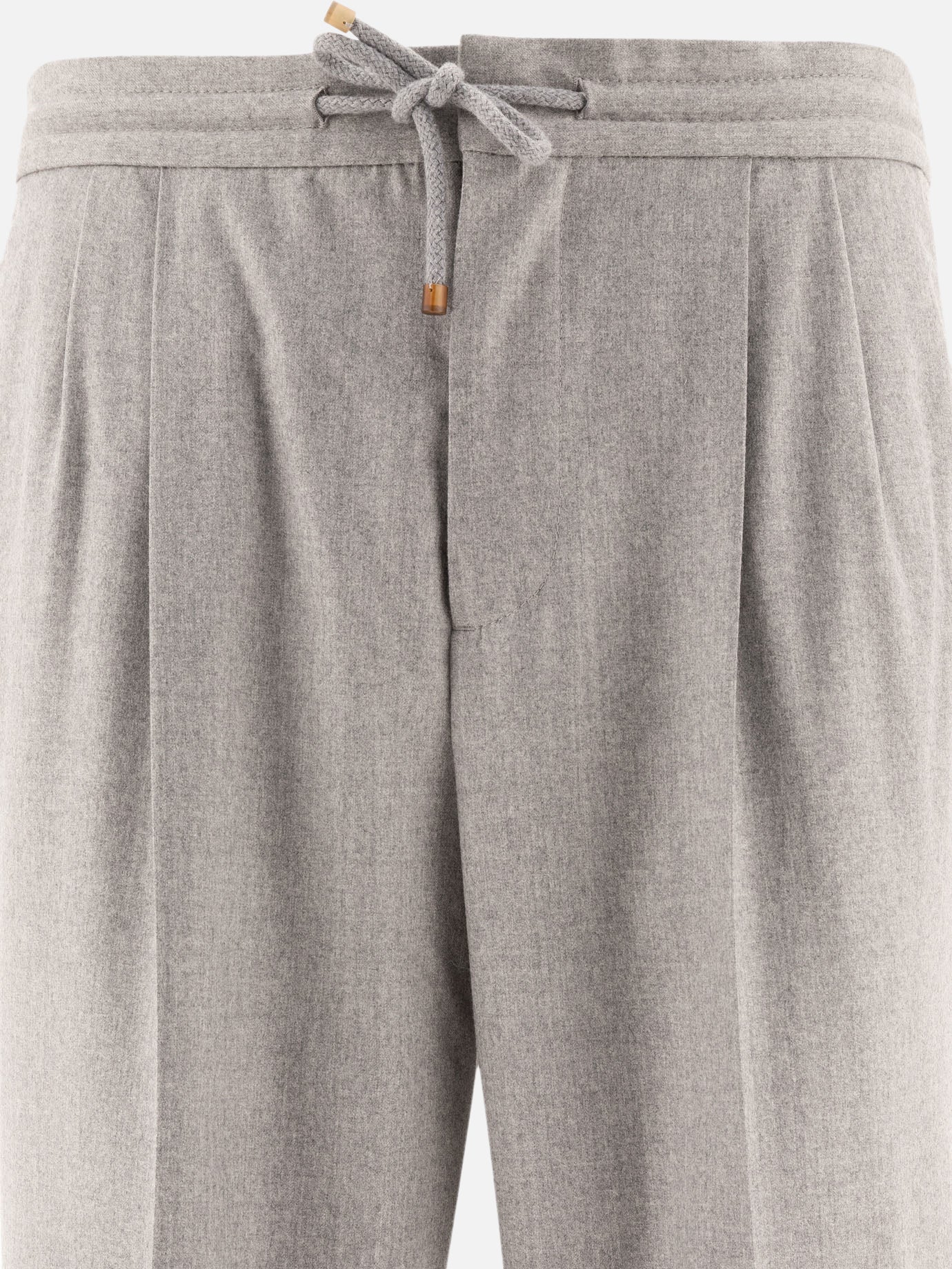 Pantaloni con coulisse e doppia pince