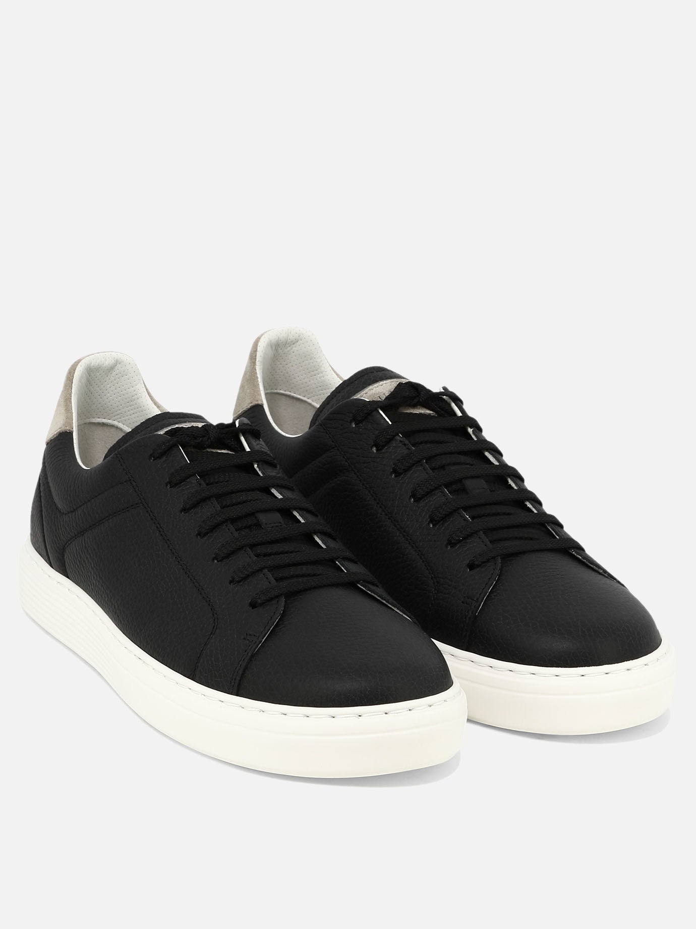 Grained calfskin sneakers