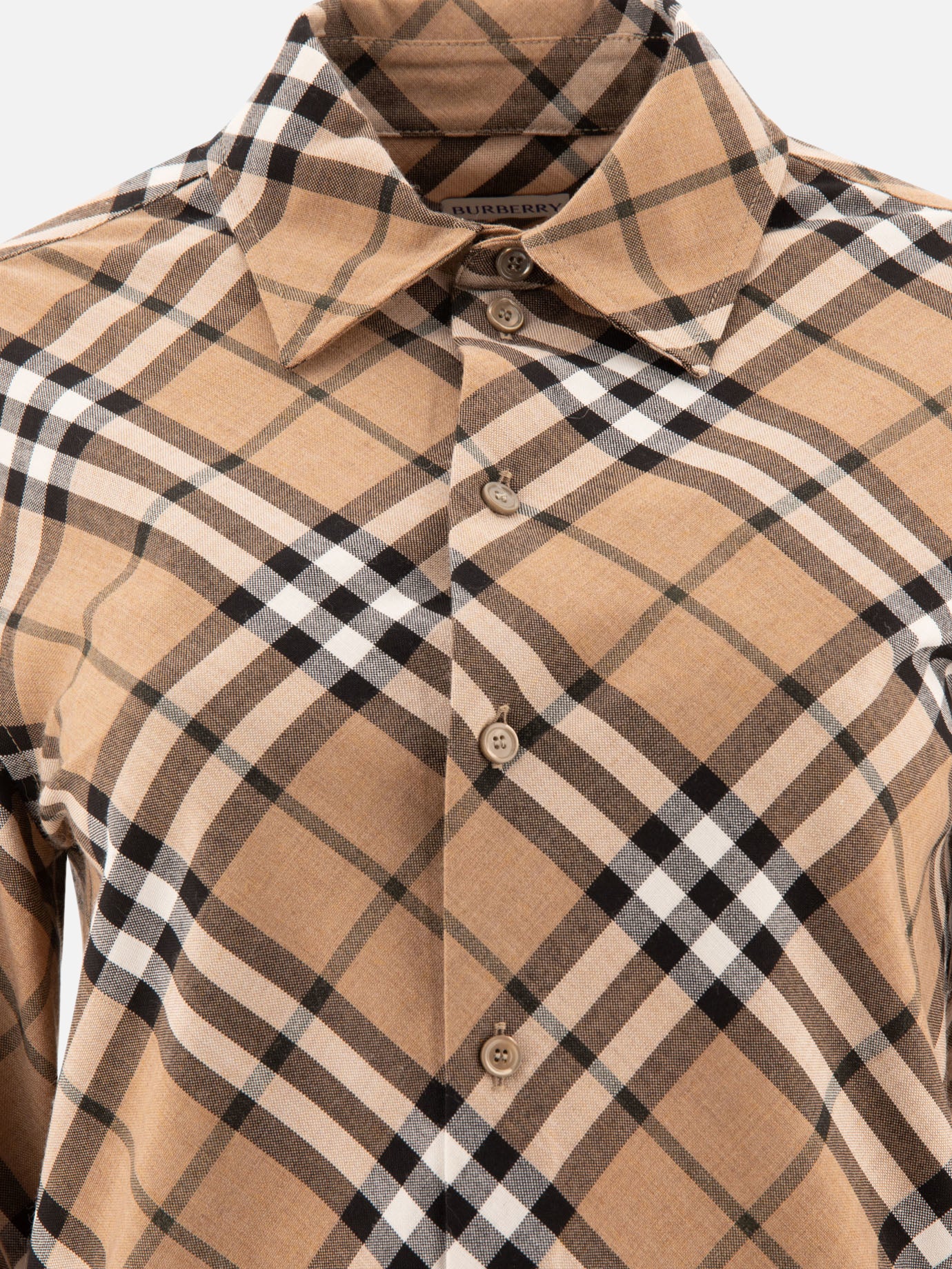 Camicia in misto lana con motivo Check