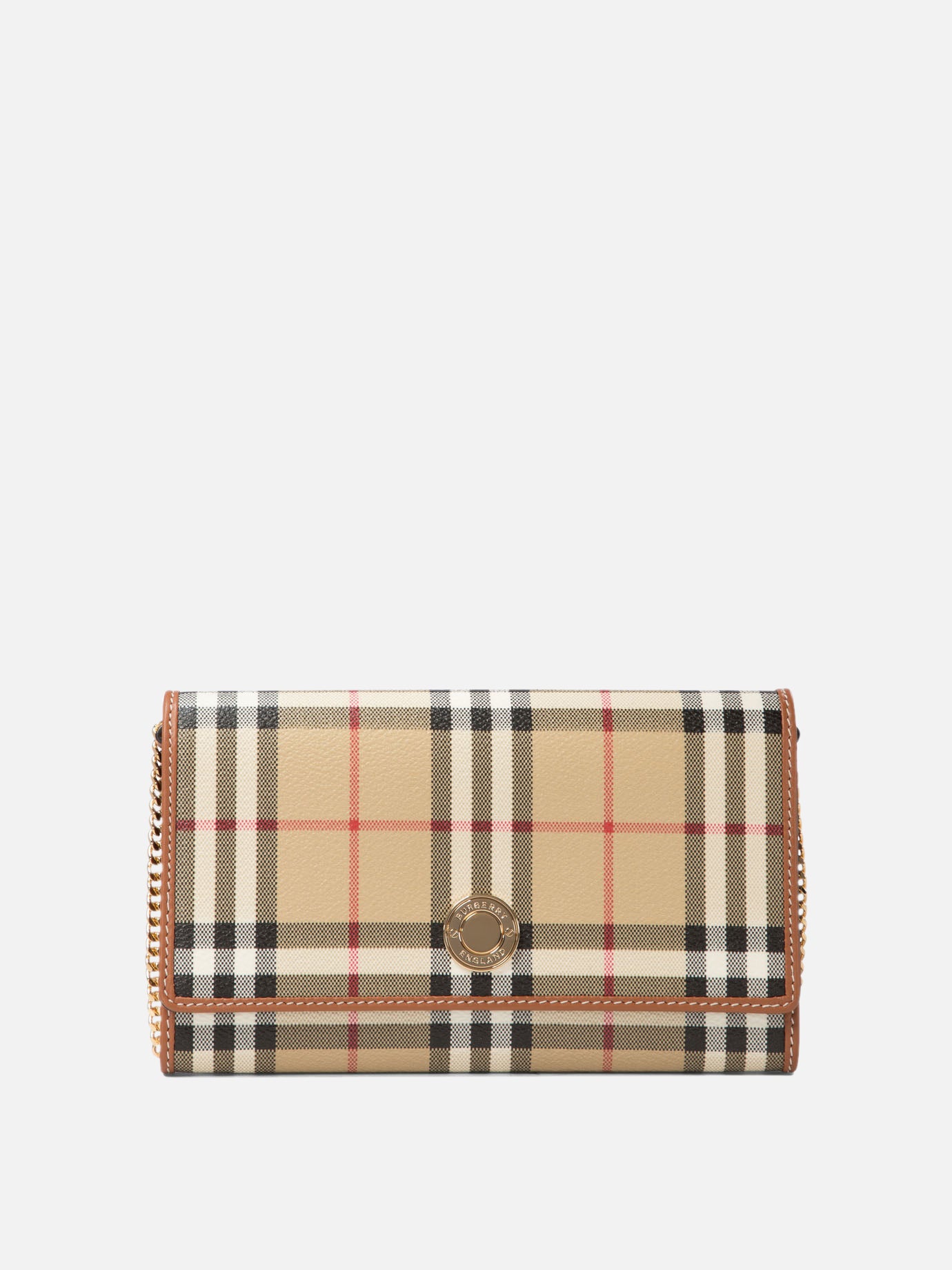 Burberry "Hanna" wallet on chain Beige