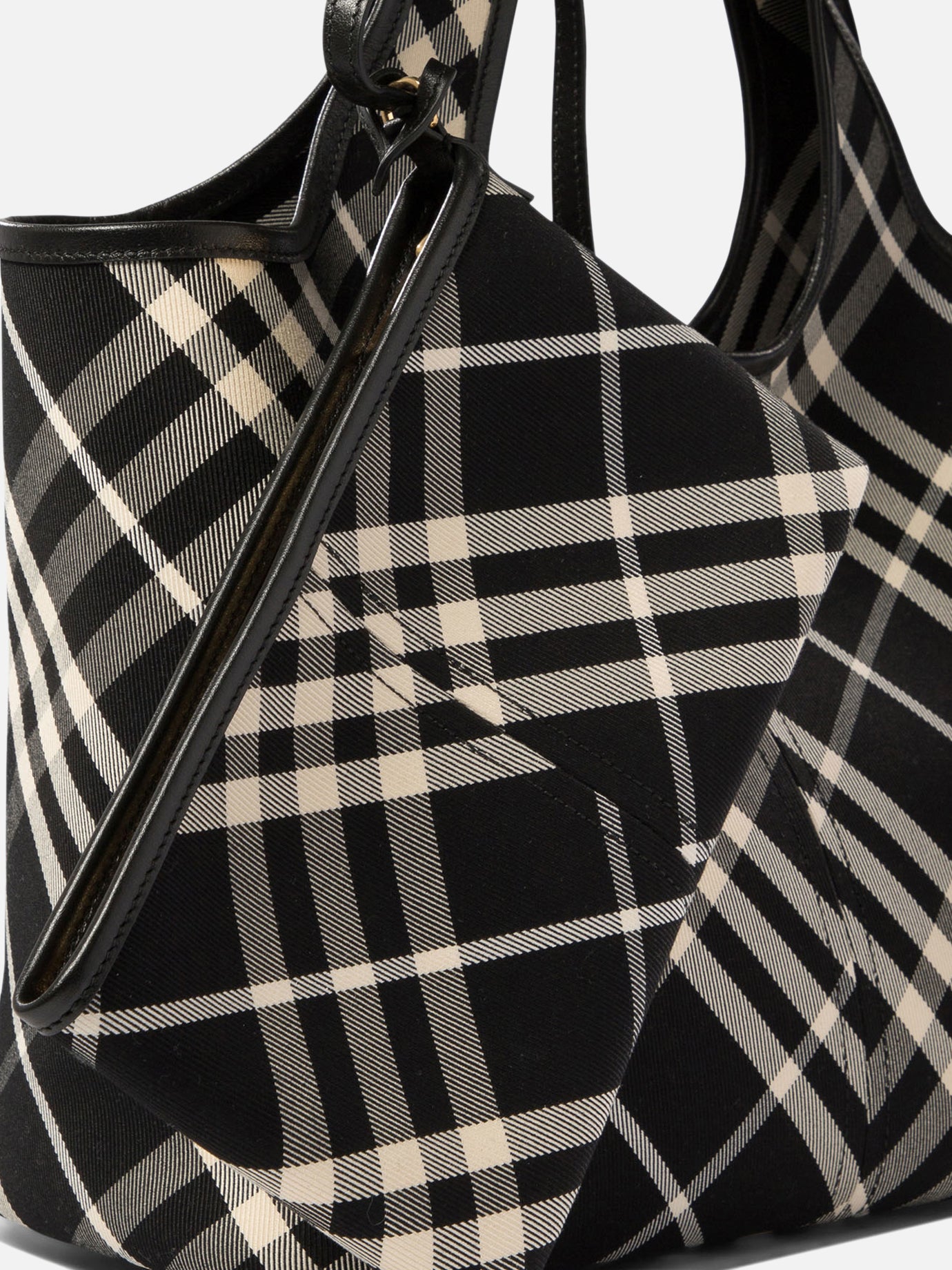 Burberry "Check Small" tote bag Black