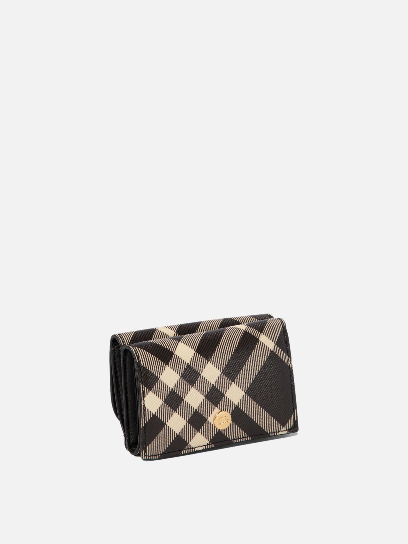 Burberry "Check" compact wallet Black