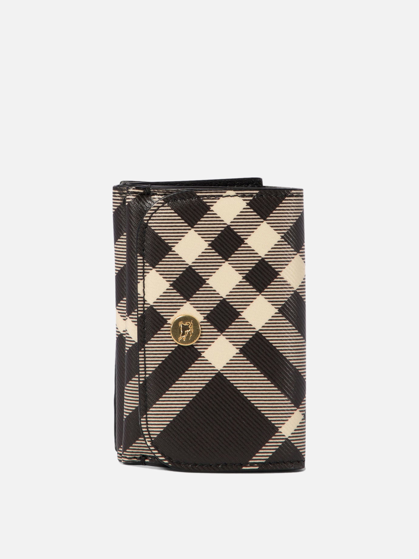 Burberry "Check" compact wallet Black