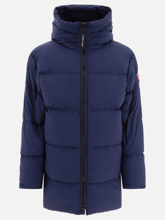 Down jackets Solid colour  Blue - Canada Goose Men | PLP | VIETTI Online Store 
