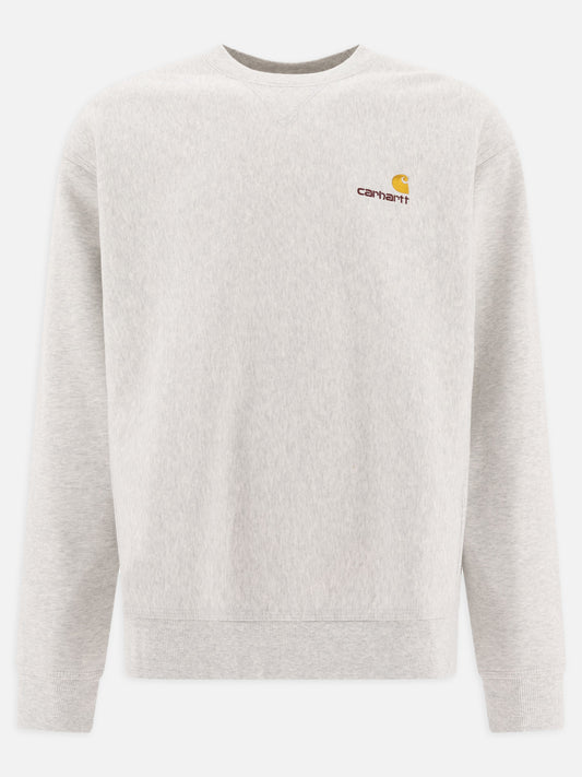 Carhartt WIP "American Script" sweatshirt Grey