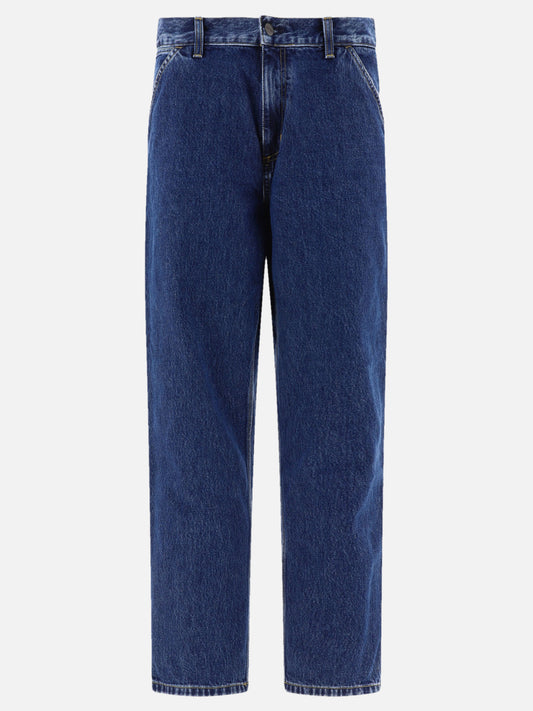 Carhartt WIP "Single Knee" trousers Blue