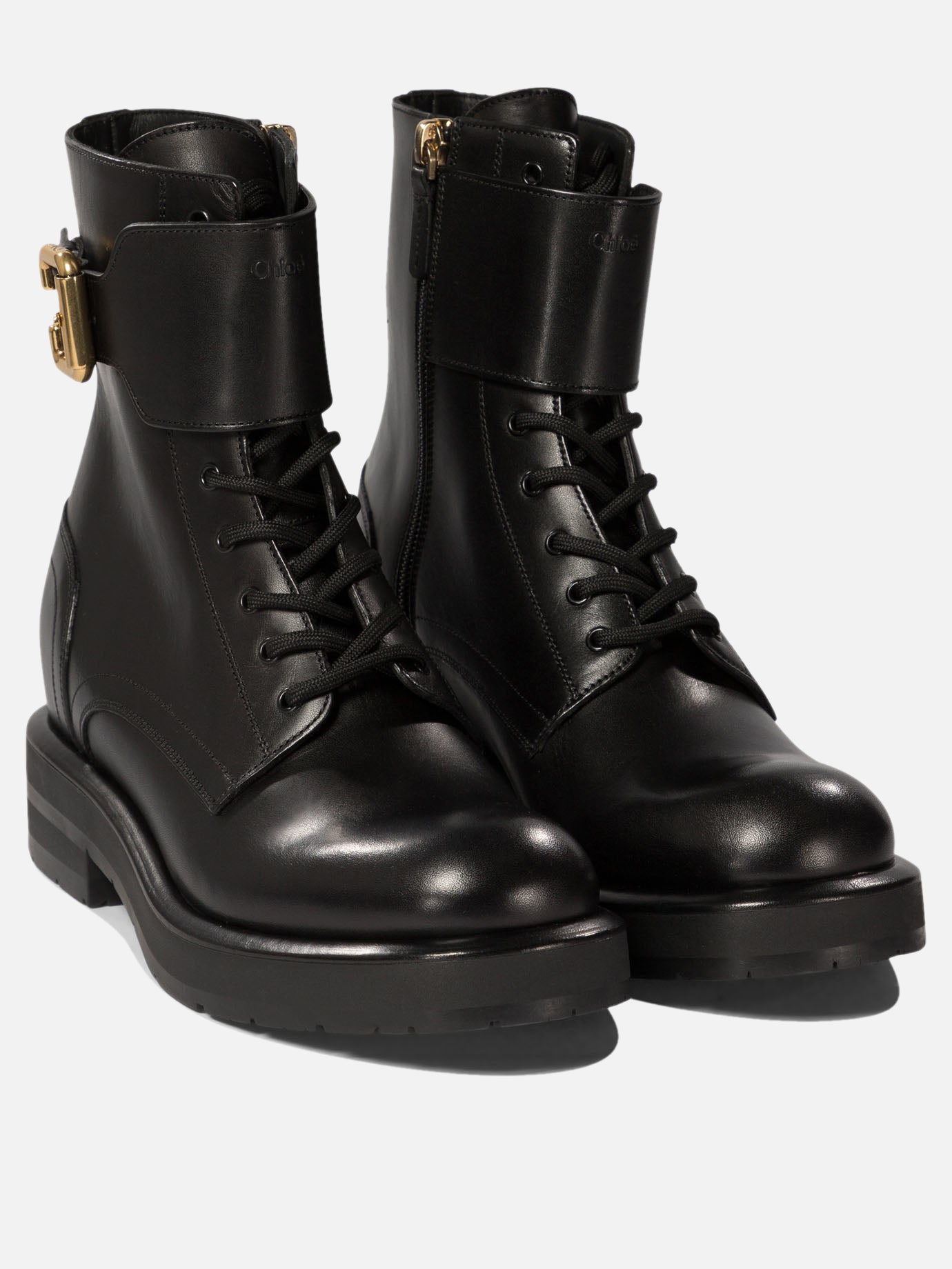 Chloé "Coddington" combat boots Black