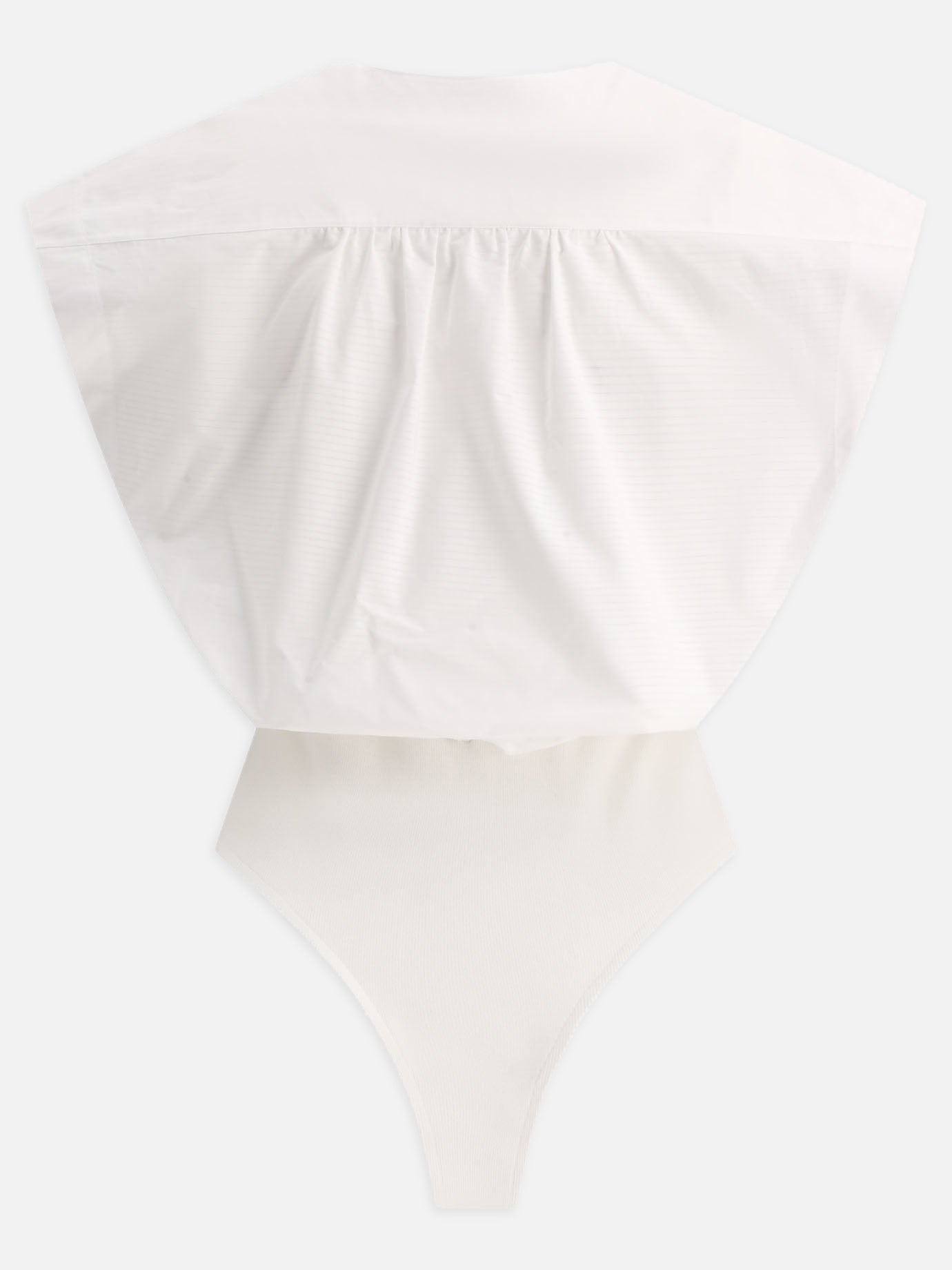 Alaïa "Dickey" Bodysuits White