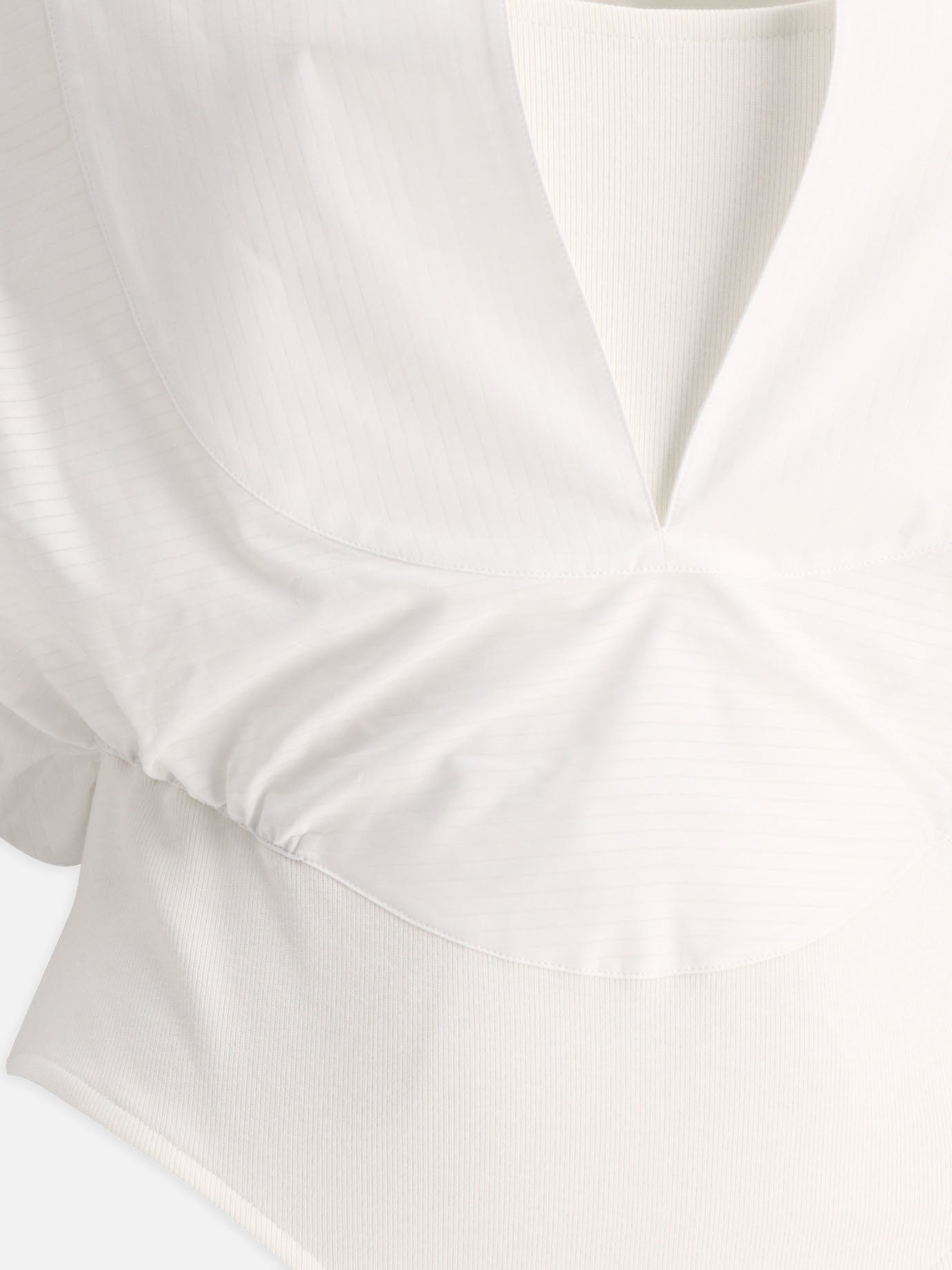 Alaïa "Dickey" Bodysuits White