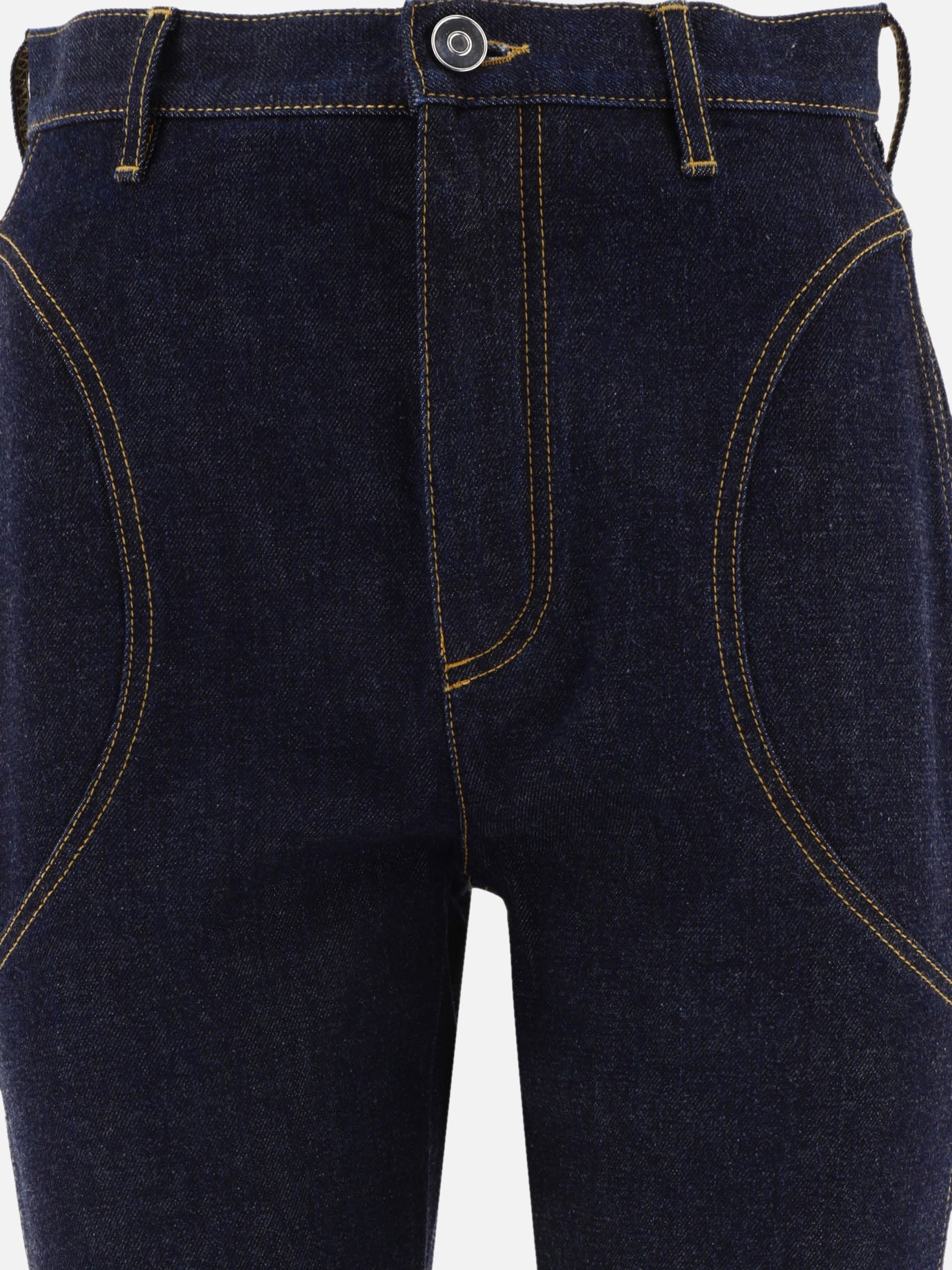 Jeans a gamba dritta Denim  Blu - Alaïa Donna | PDP | VIETTI Online Store | Zoom-Modal_3
