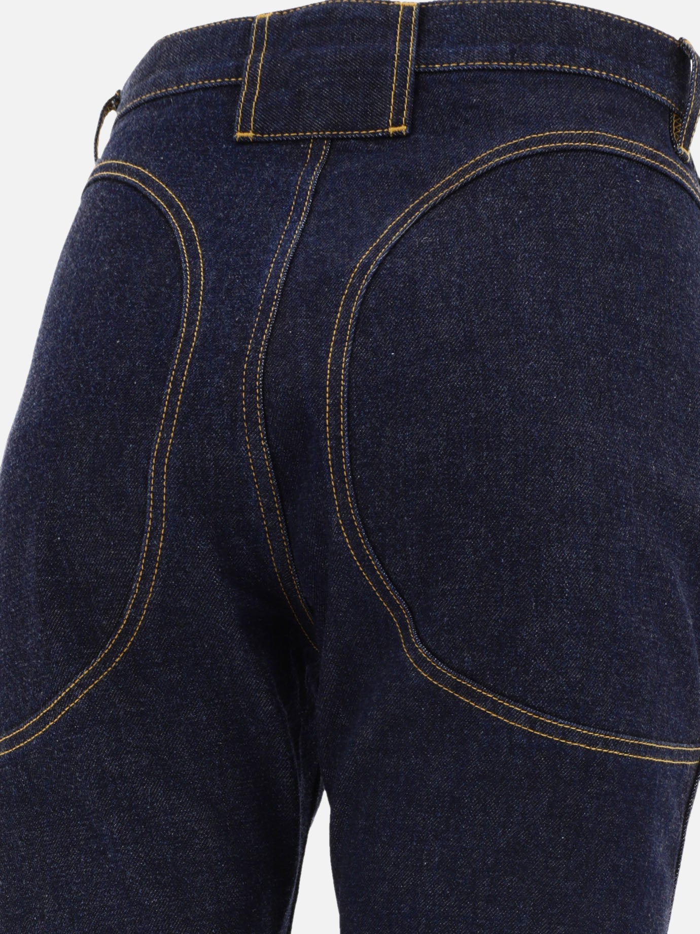 Jeans a gamba dritta Denim  Blu - Alaïa Donna | PDP | VIETTI Online Store | thumbnail_4
