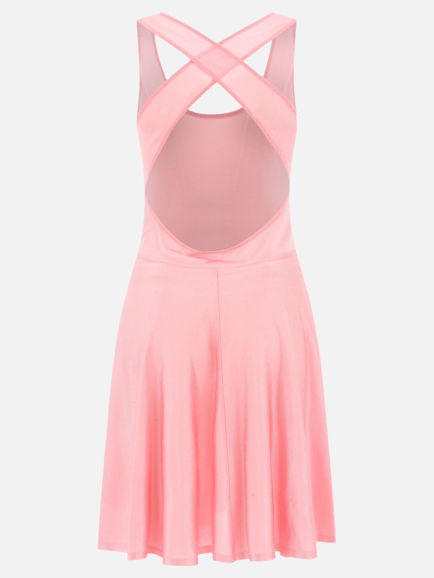 Mini dresses Solid colour  Pink - Alaïa Women | PDP | VIETTI Online Store | thumbnail_2