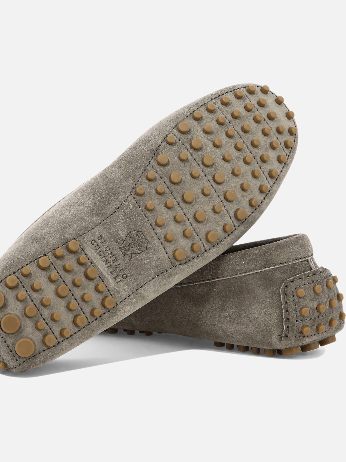 Mocassini 100% suede - 100% rubber  Marrone - Brunello Cucinelli Donna | PDP | VIETTI Online Store | Zoom-Modal_5
