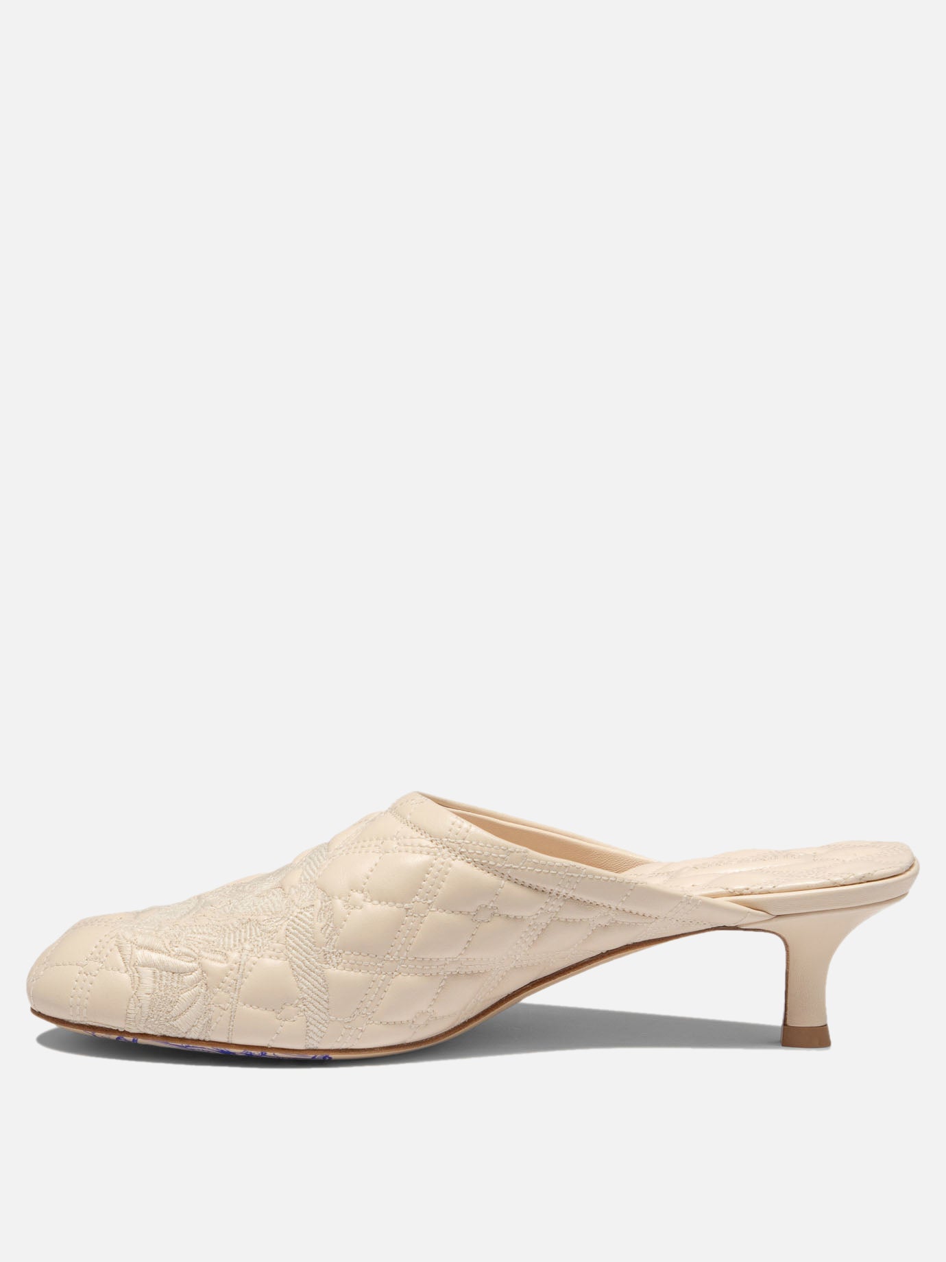 Mules 75% calf leather 25% polyester - 100% leather  Beige - Burberry Women | PDP | VIETTI Online Store | Zoom-Modal_3
