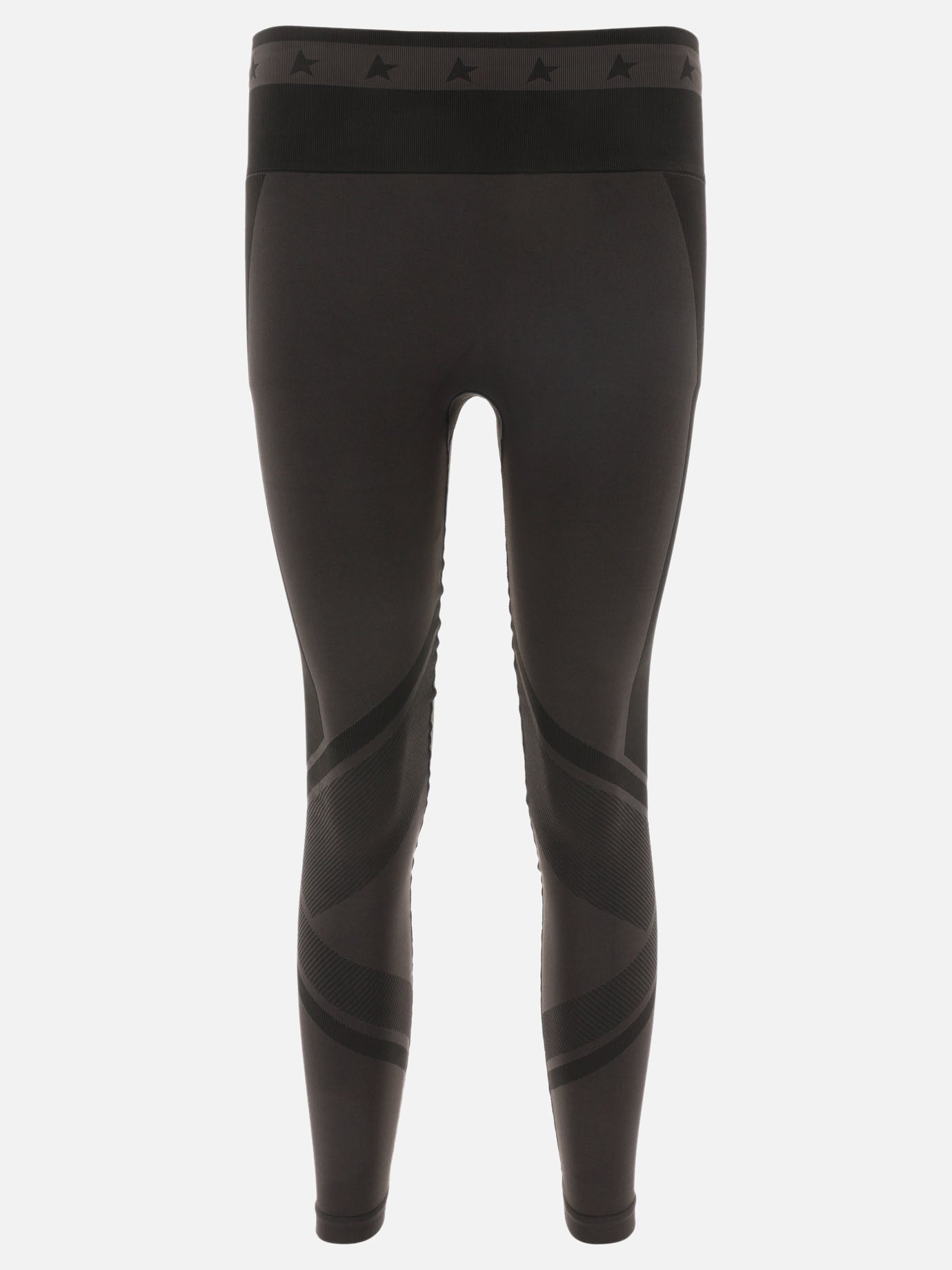 Golden Goose Star patterned legging Black