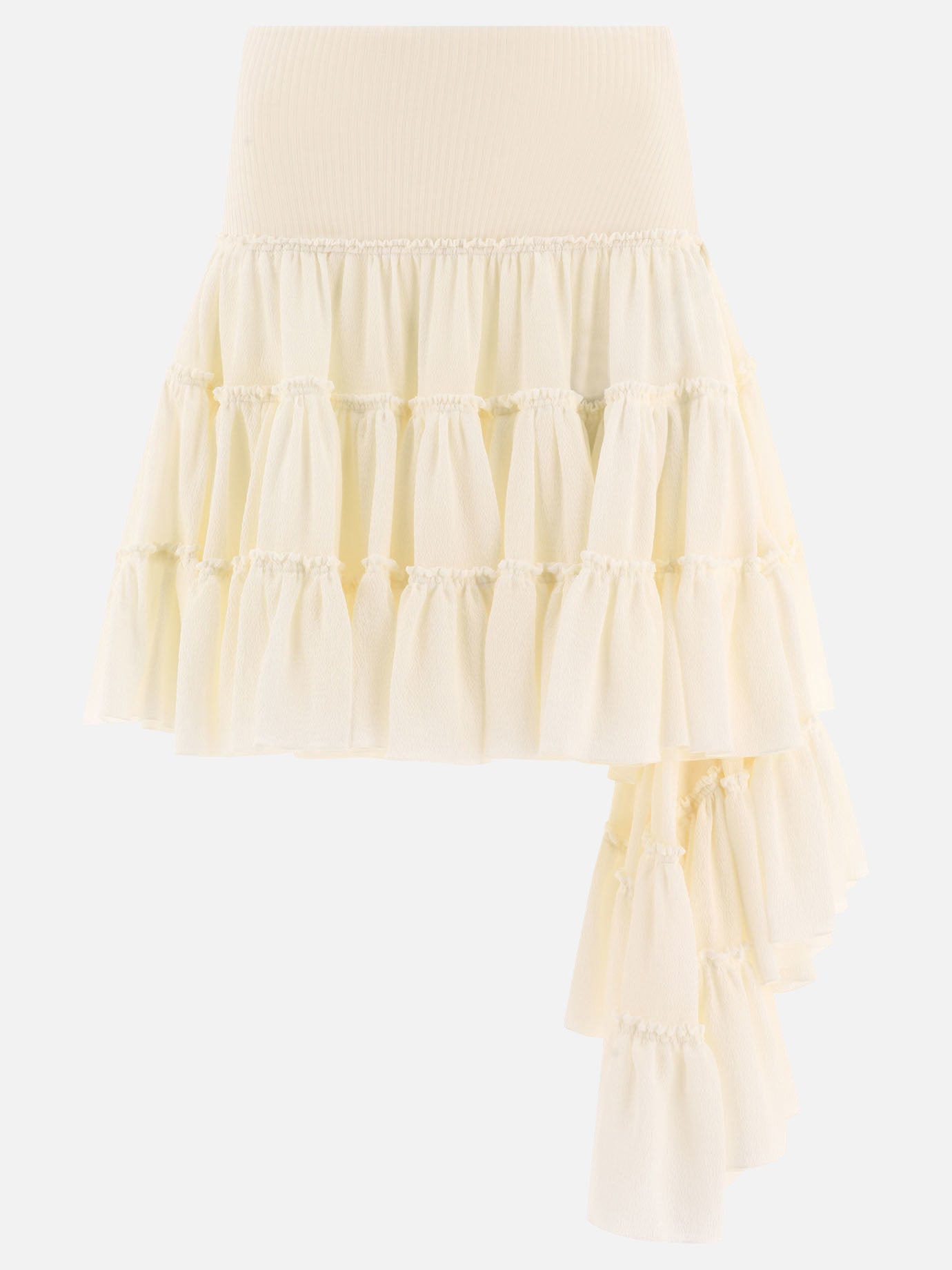 Miniskirts Solid colour  White - Loewe Women | PDP | VIETTI Online Store | Zoom-Modal
